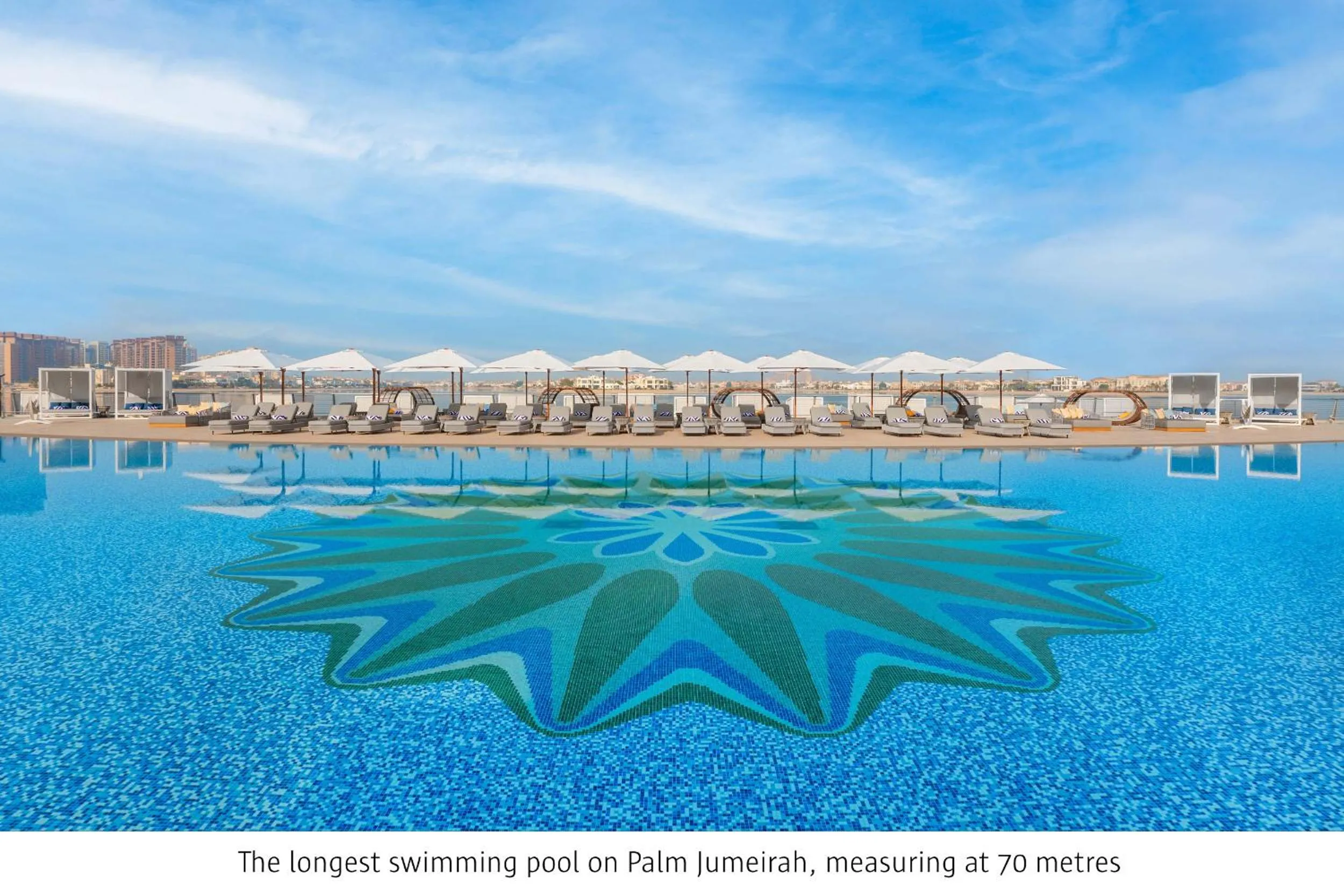 Swimming pool in Taj Exotica Resort & Spa, The Palm, Dubai