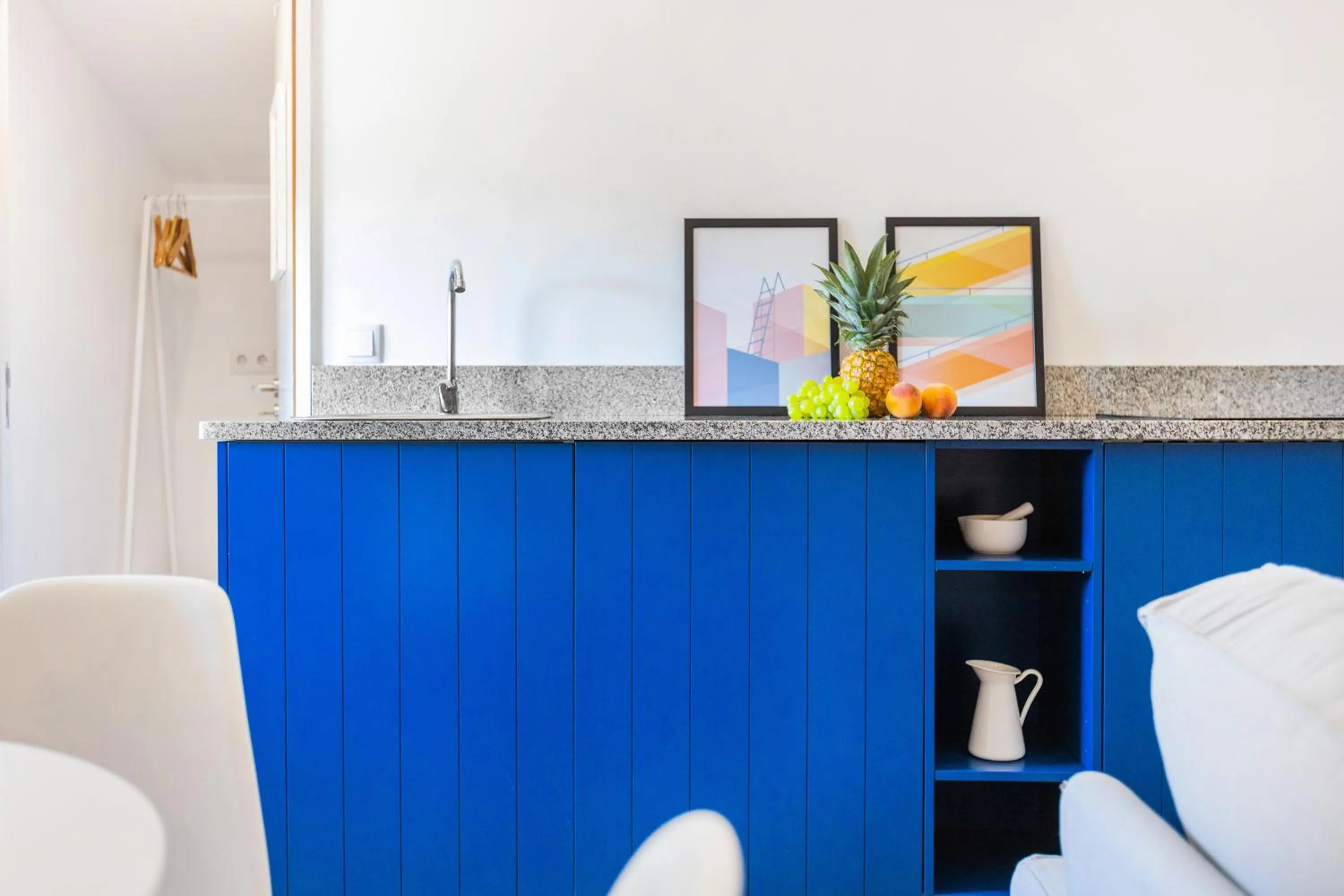 Kitchen or kitchenette in Luso Guest House