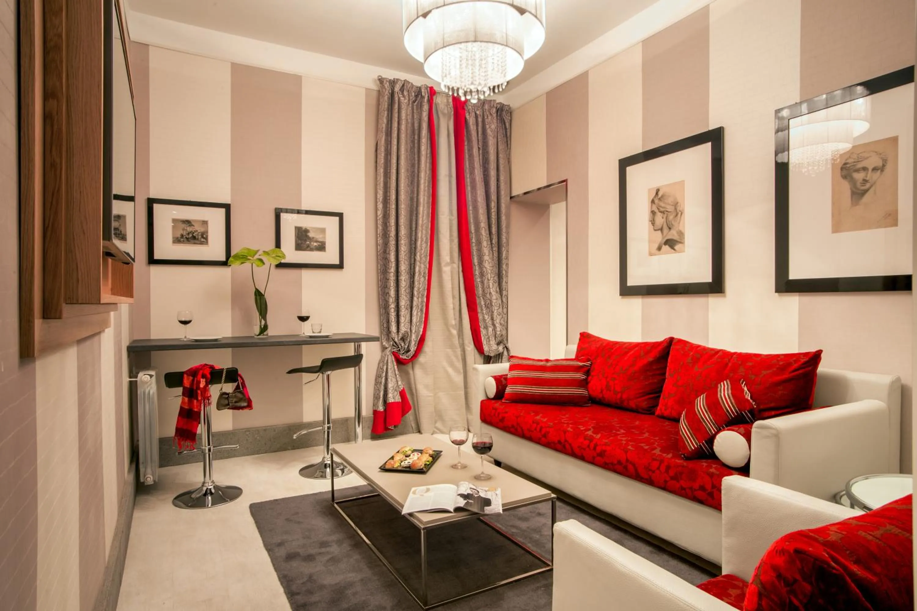 Living room in Hotel Royal Court