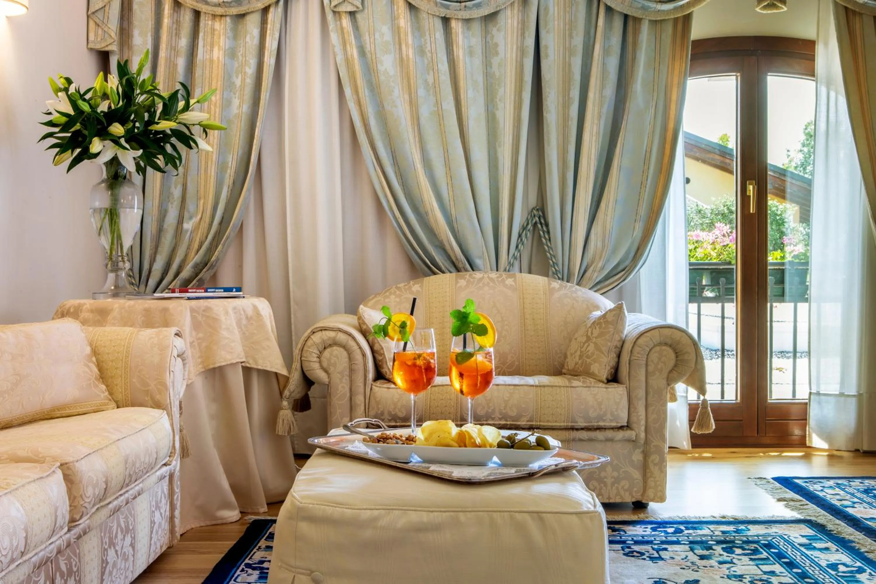 Living room in Borgo Cà dei Sospiri