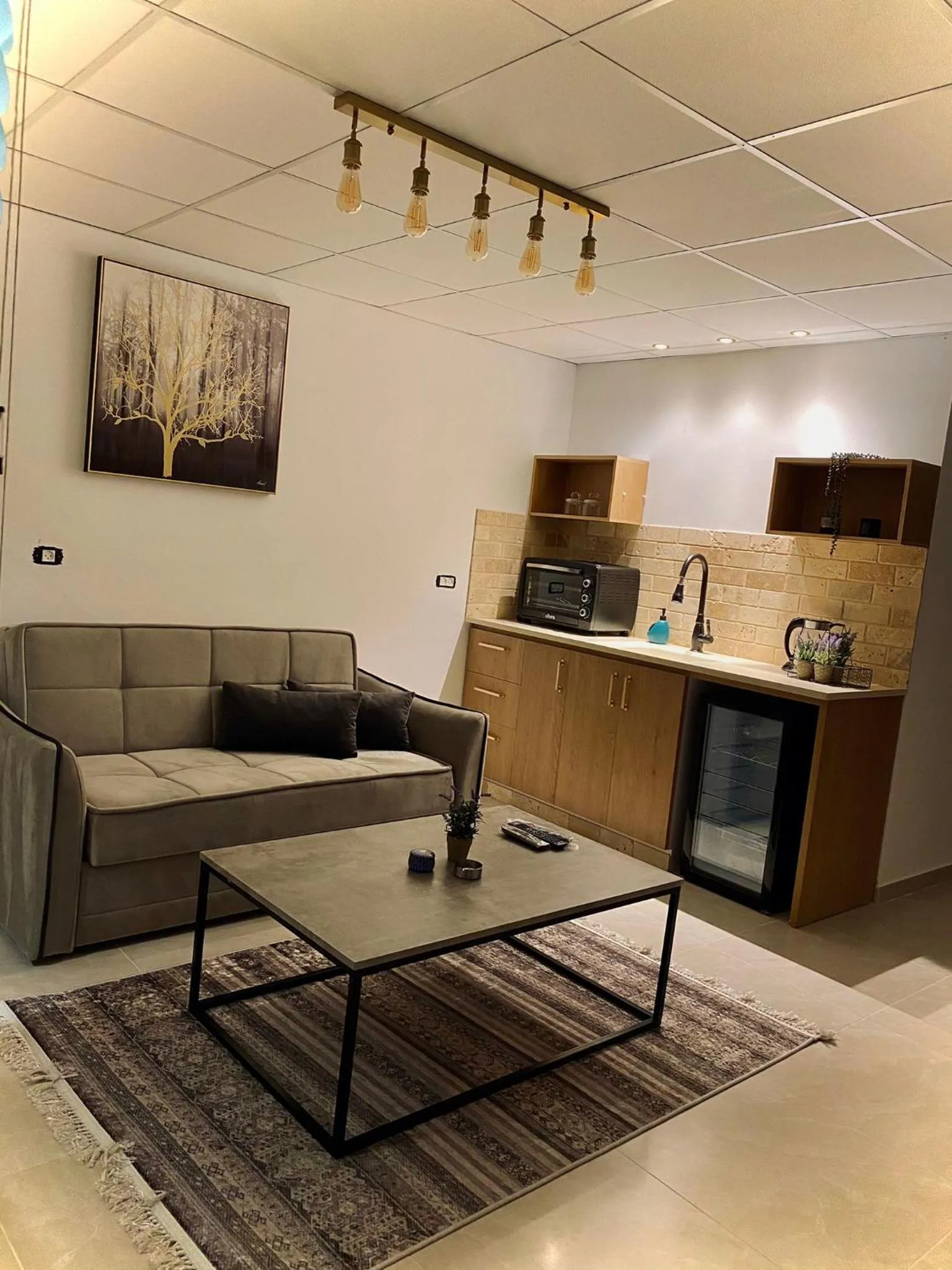 Kitchen or kitchenette in Ran suites