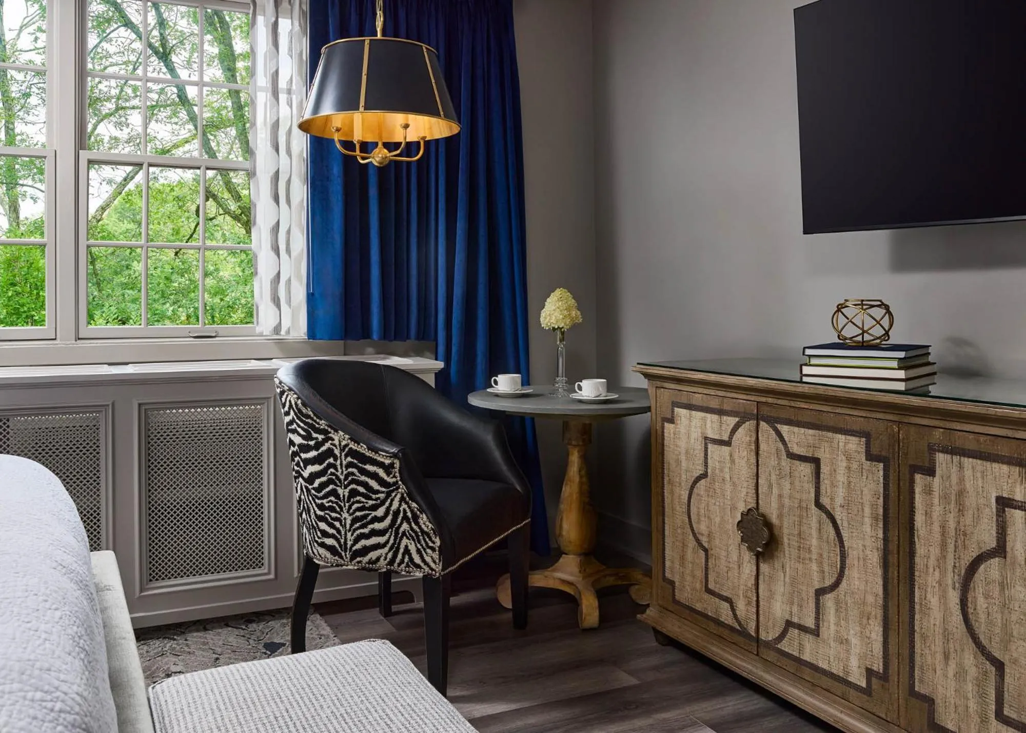 Seating area in Carnegie House