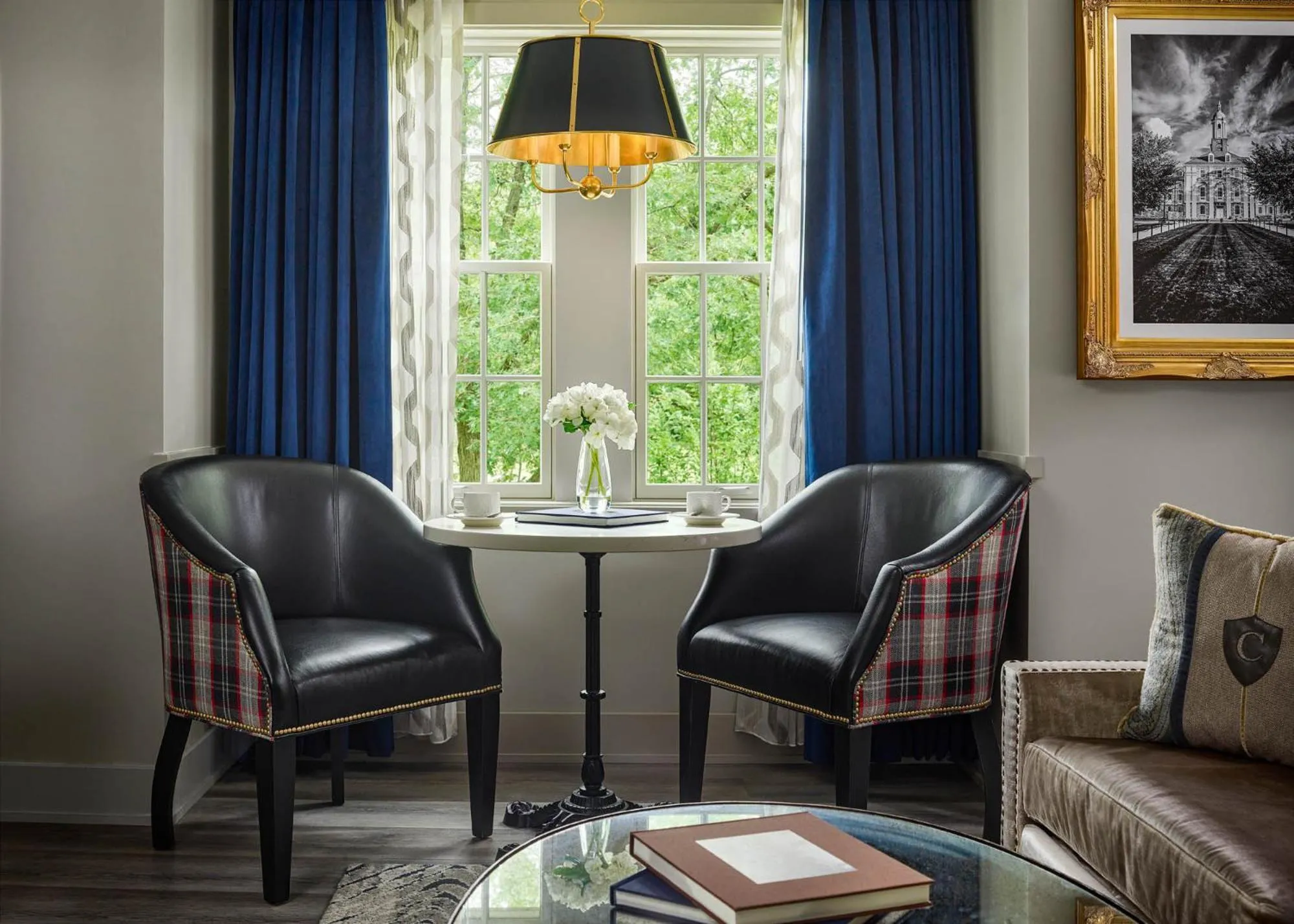 Living room in Carnegie House