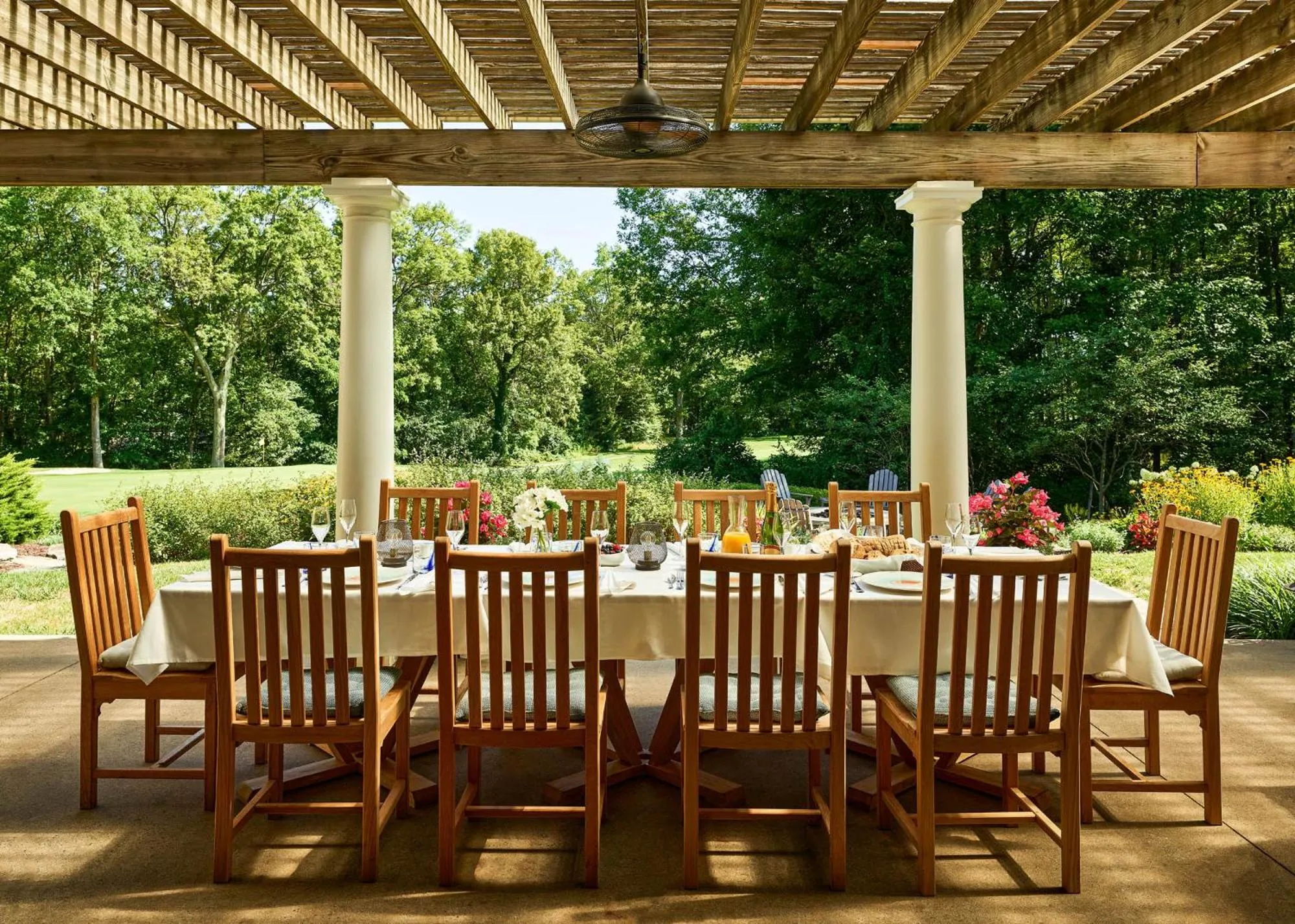 Patio in Carnegie House