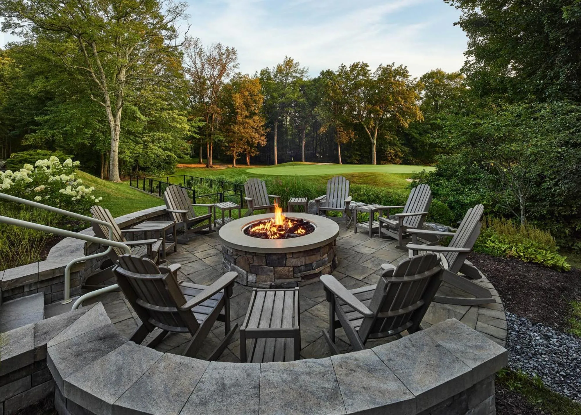 Patio in Carnegie House