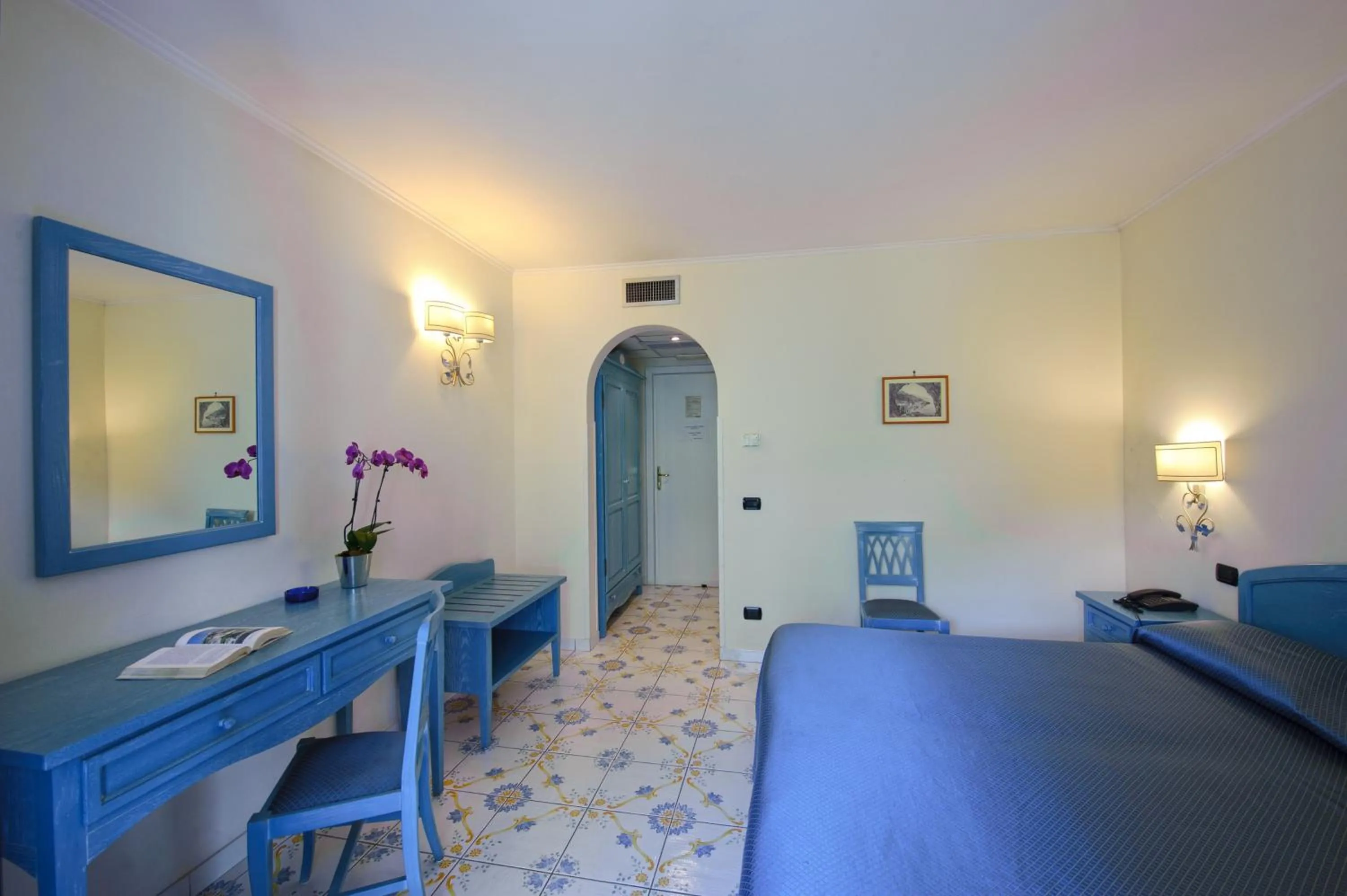 Bedroom, Bed in Hotel La Pergola