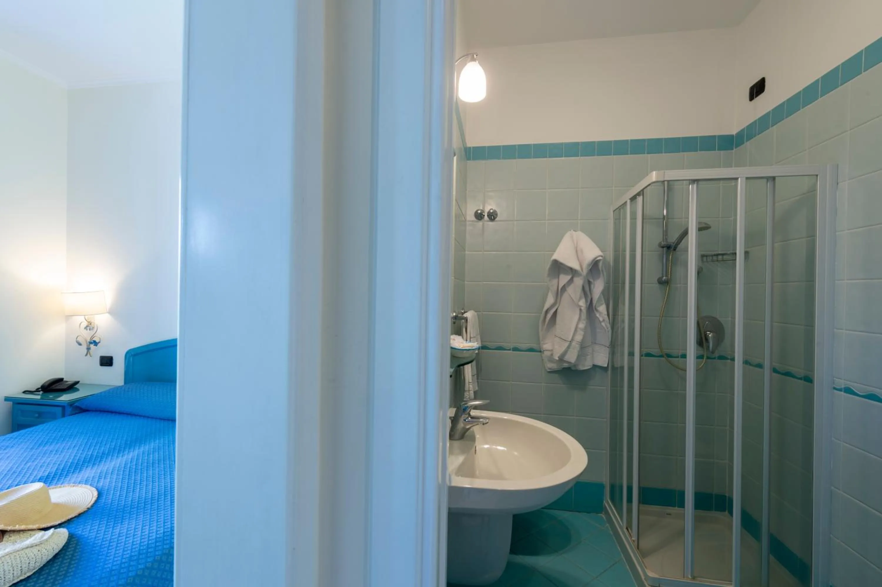 Bathroom in Hotel La Pergola