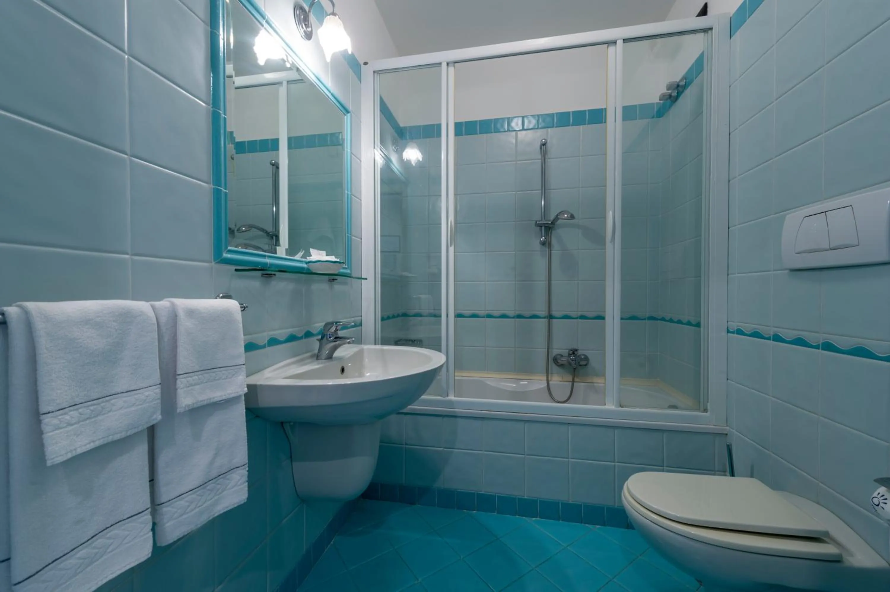 Bathroom in Hotel La Pergola