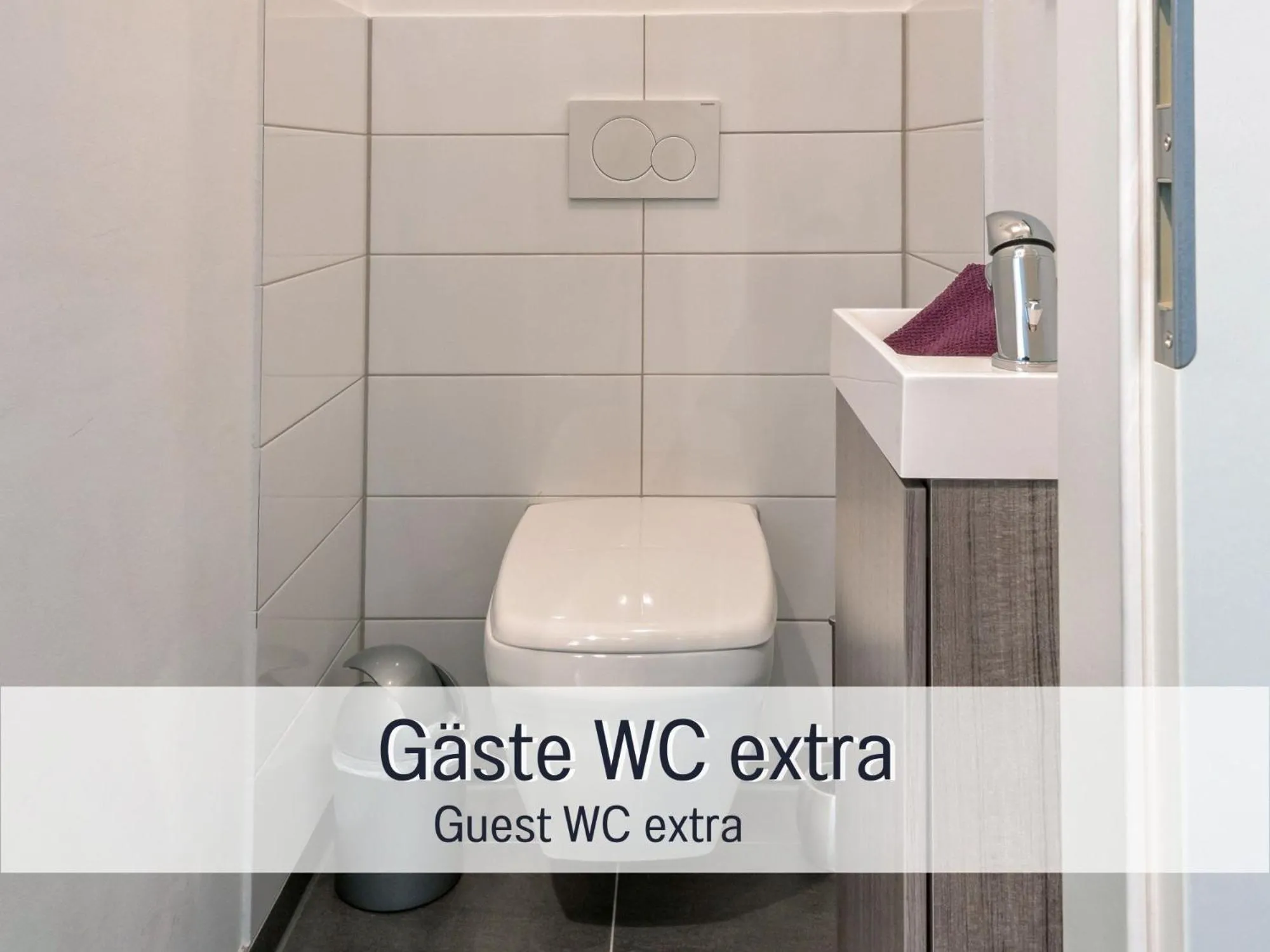 Toilet in Dieboldsberg: Sauna | Whirlpool | Kamin | Garten