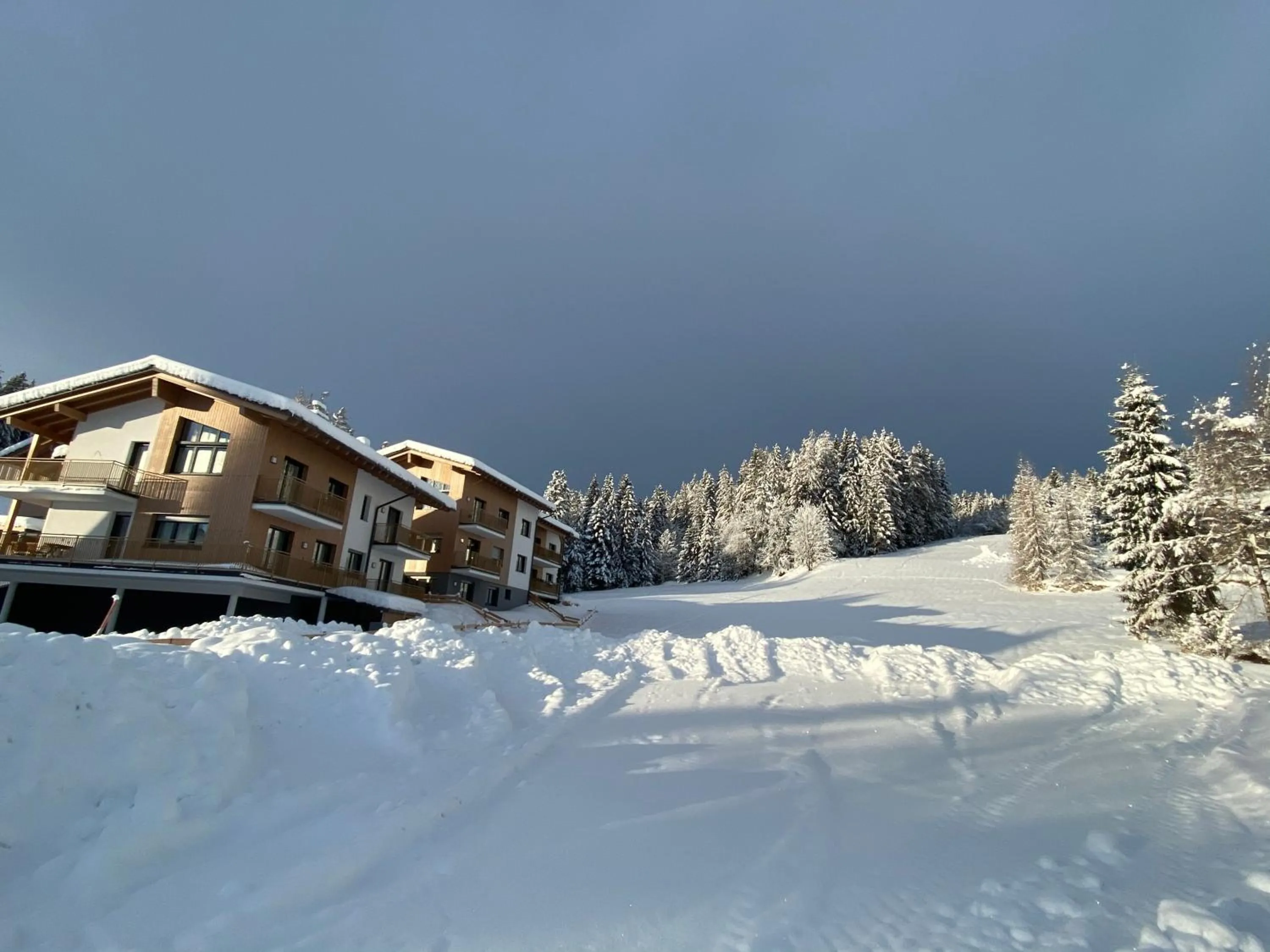 Moderne Kaminstube