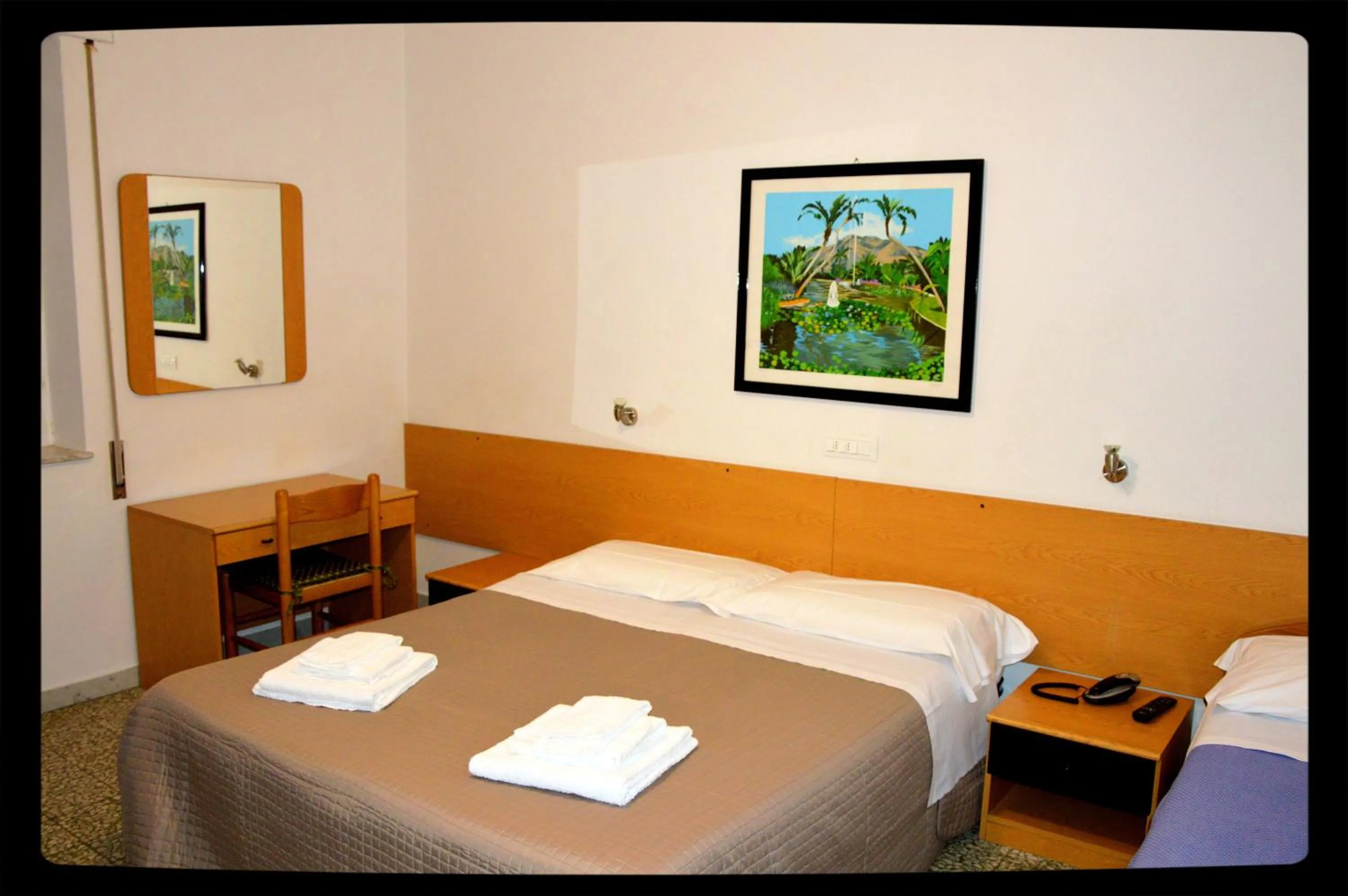 Bed in Hotel Belvedere