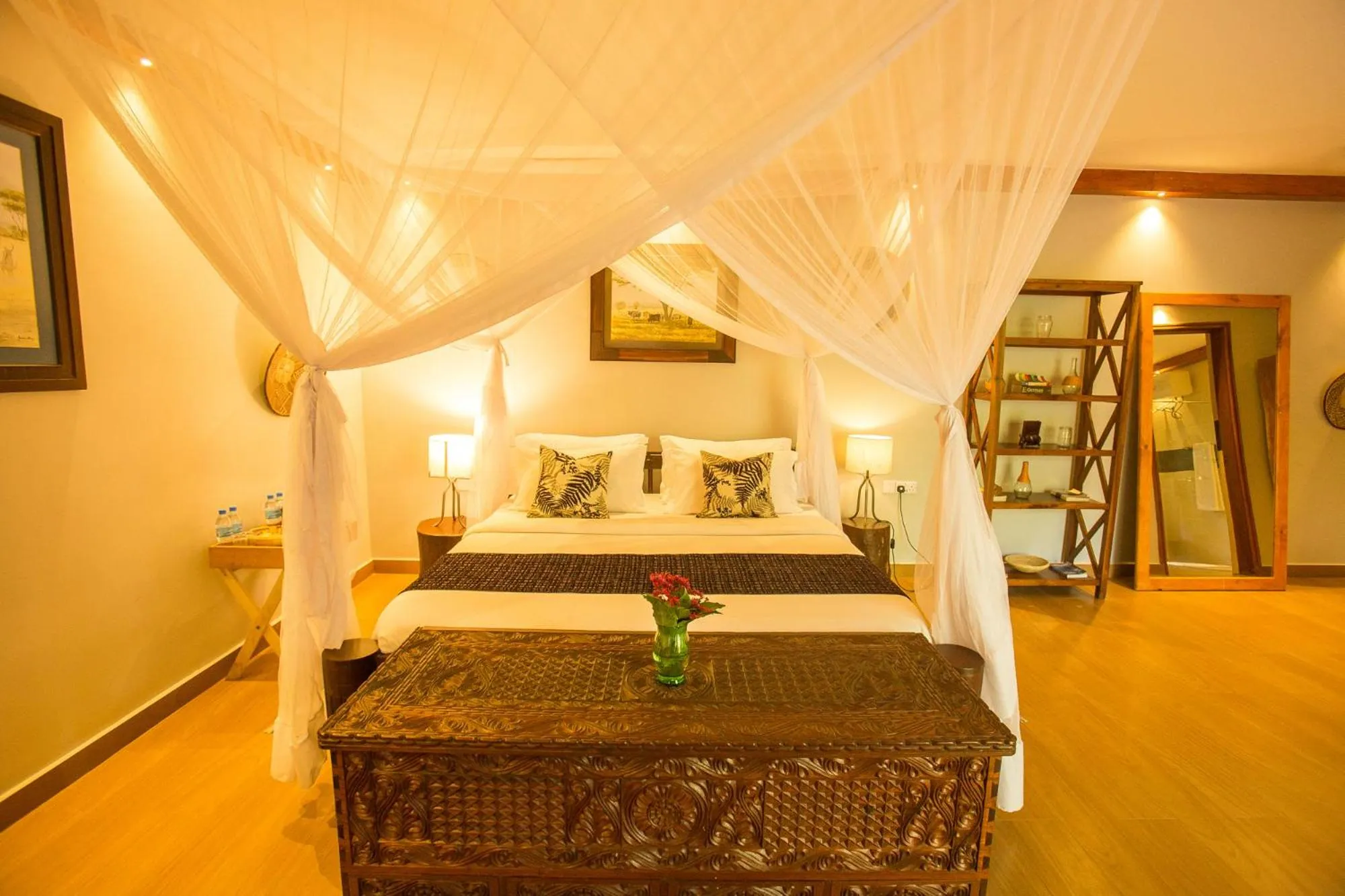 Bedroom in Amani Safari Lodge and Restaurant