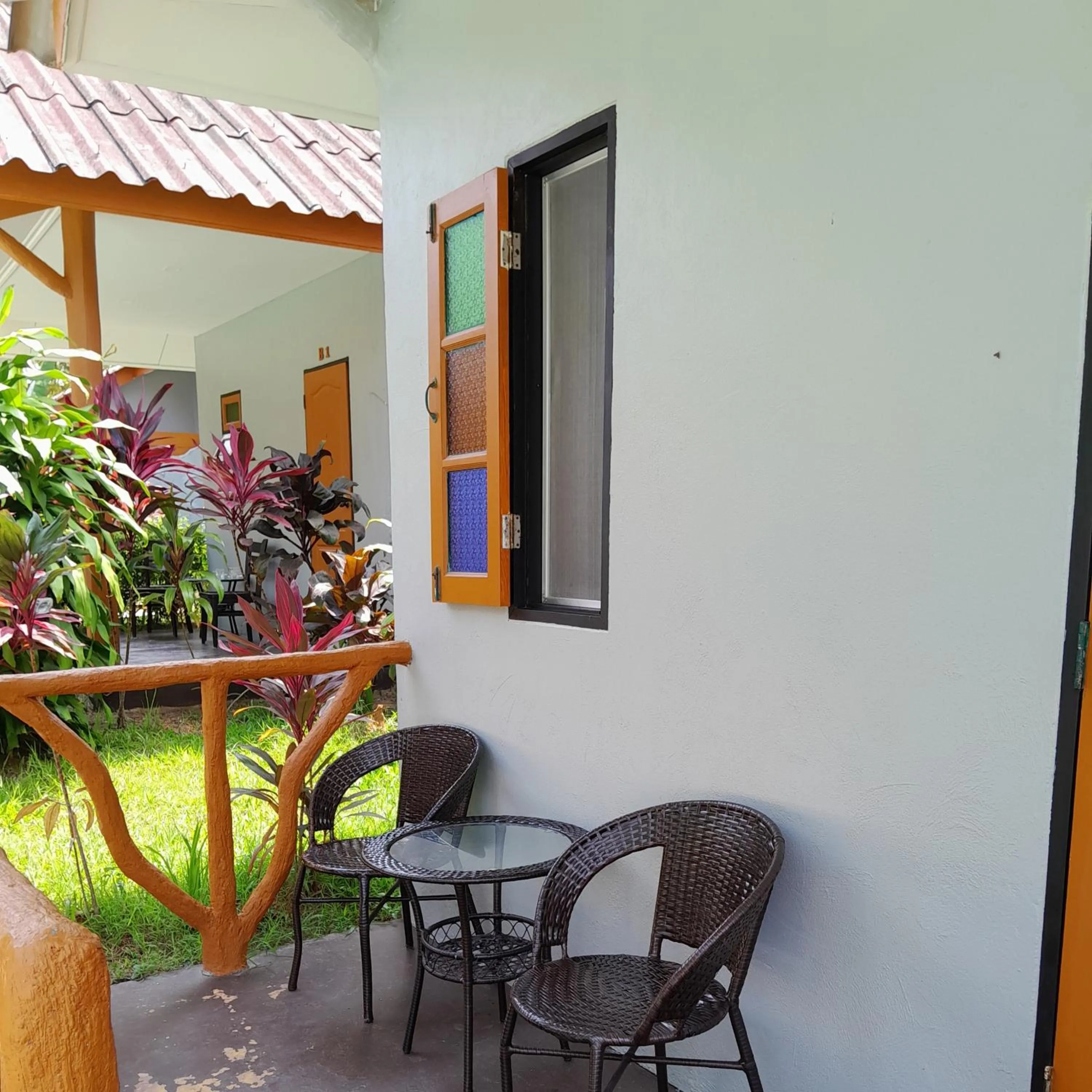 Patio in Khaolak Banana Bungalow