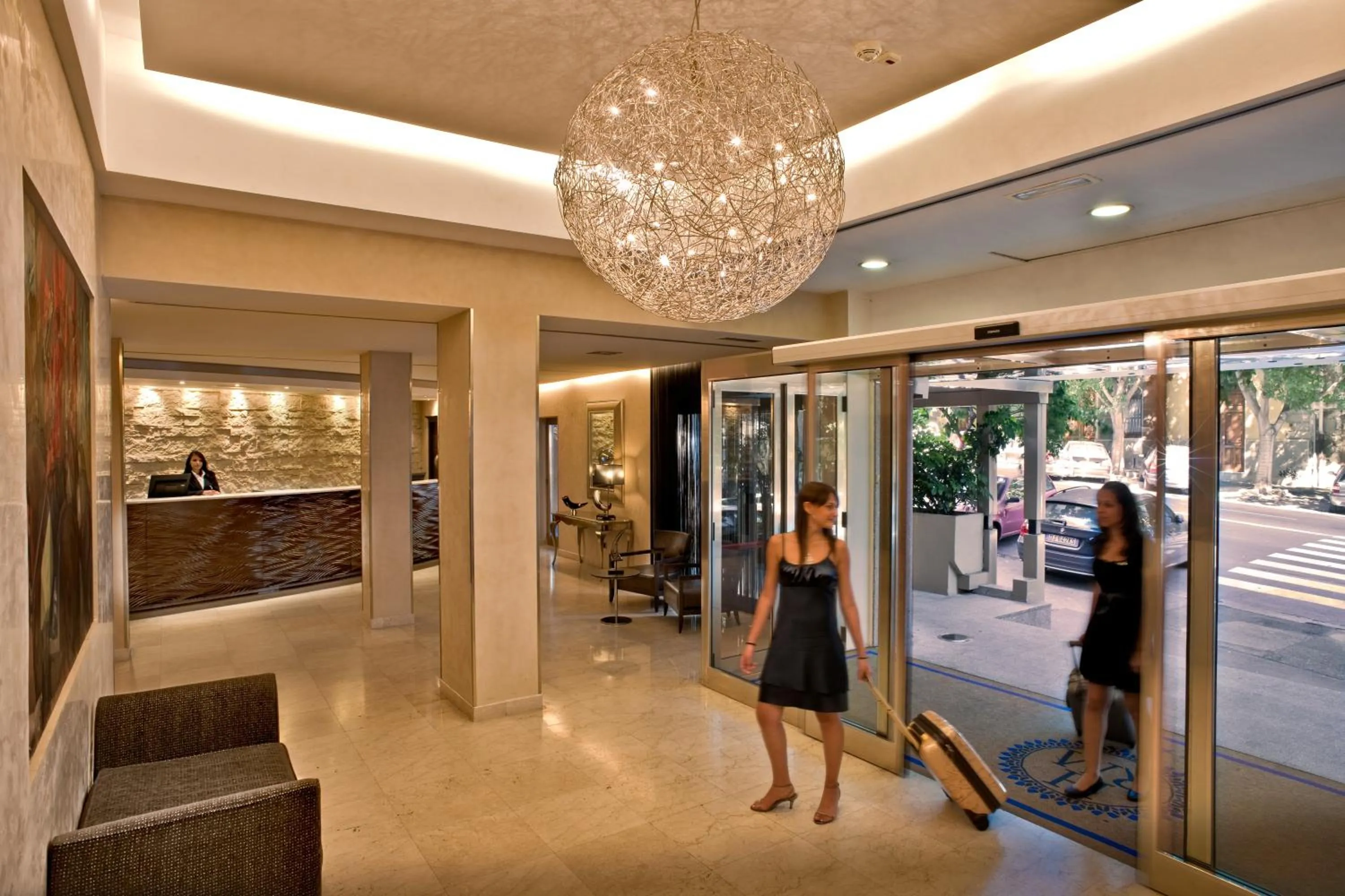 Lobby or reception in Hotel Regina Margherita