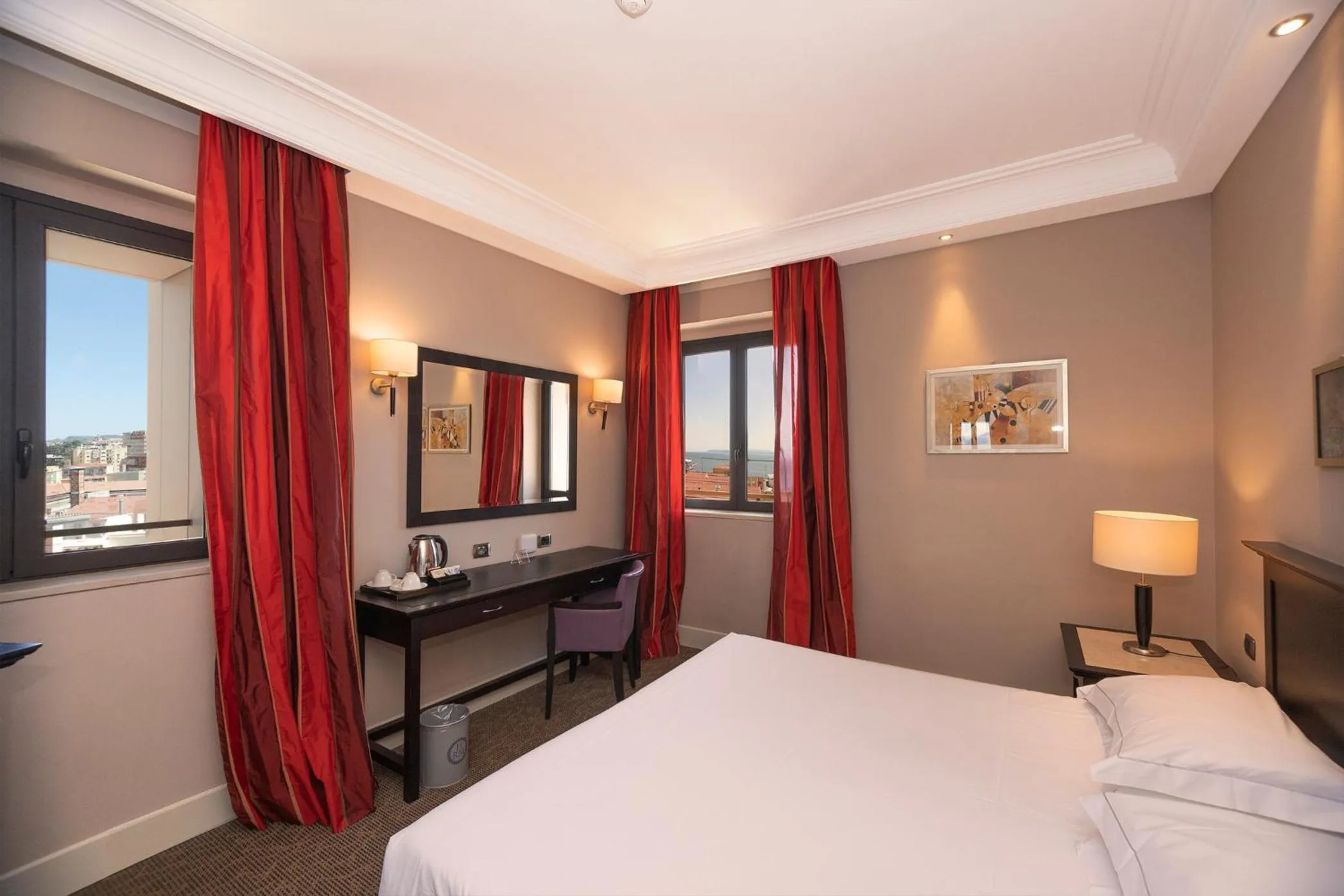 Bed in Hotel Regina Margherita