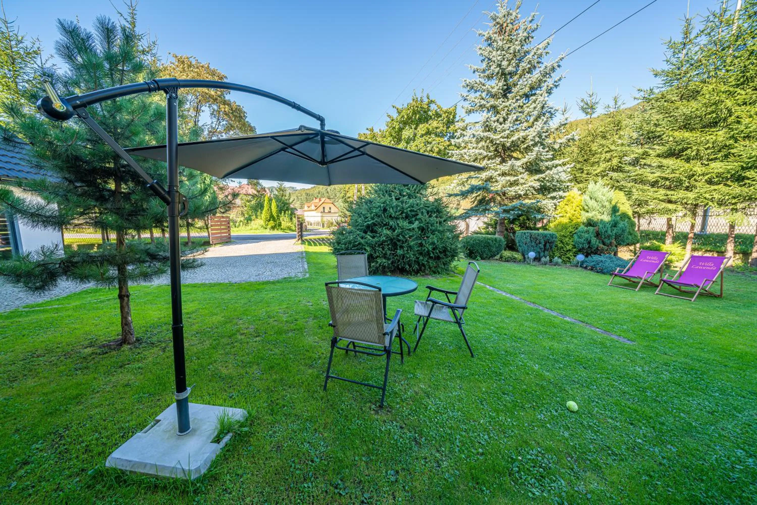 Garden in Pokój Superior 1 - Willa Lawenda