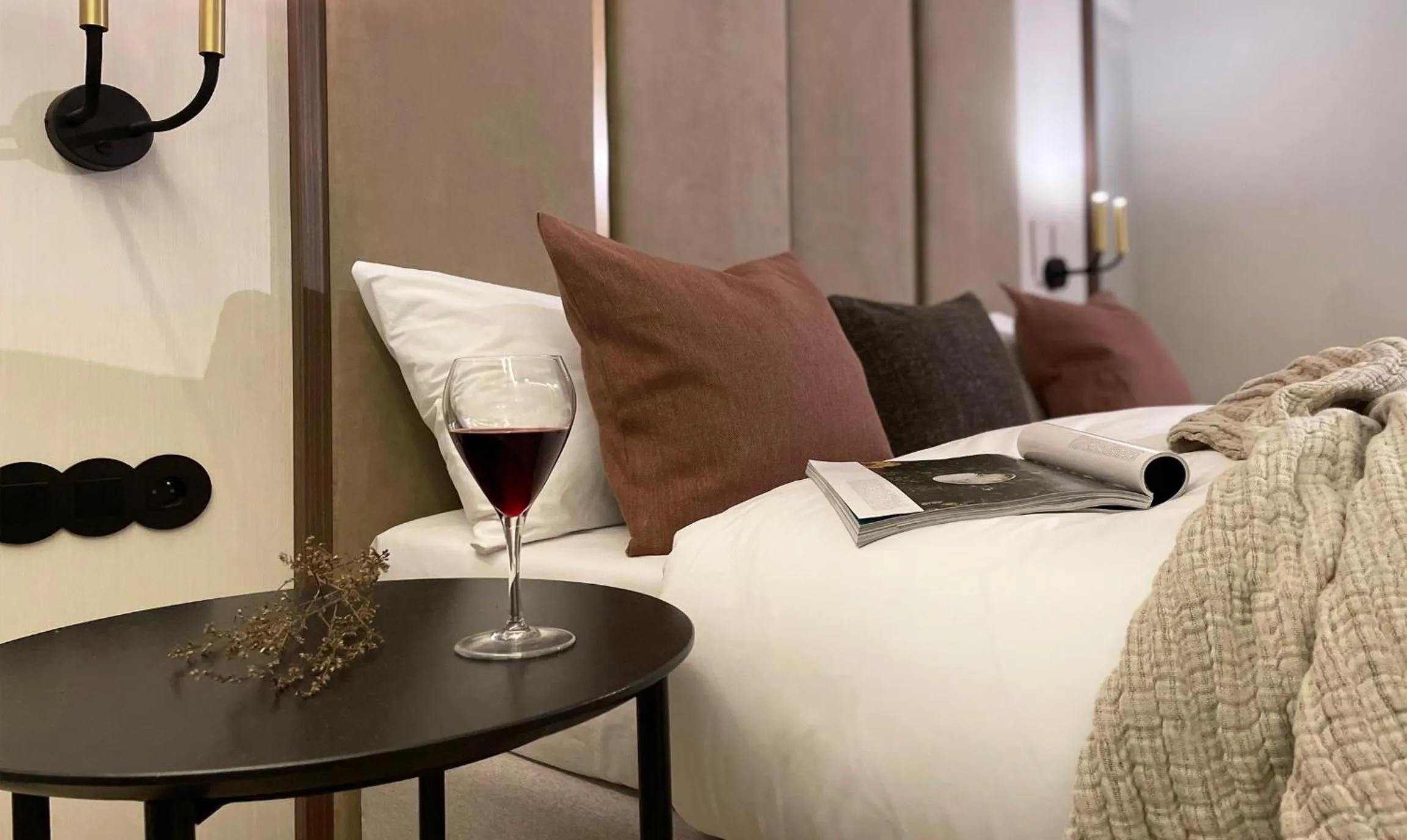 Seating area, Bed in Wave Międzyzdroje Resort & SPA