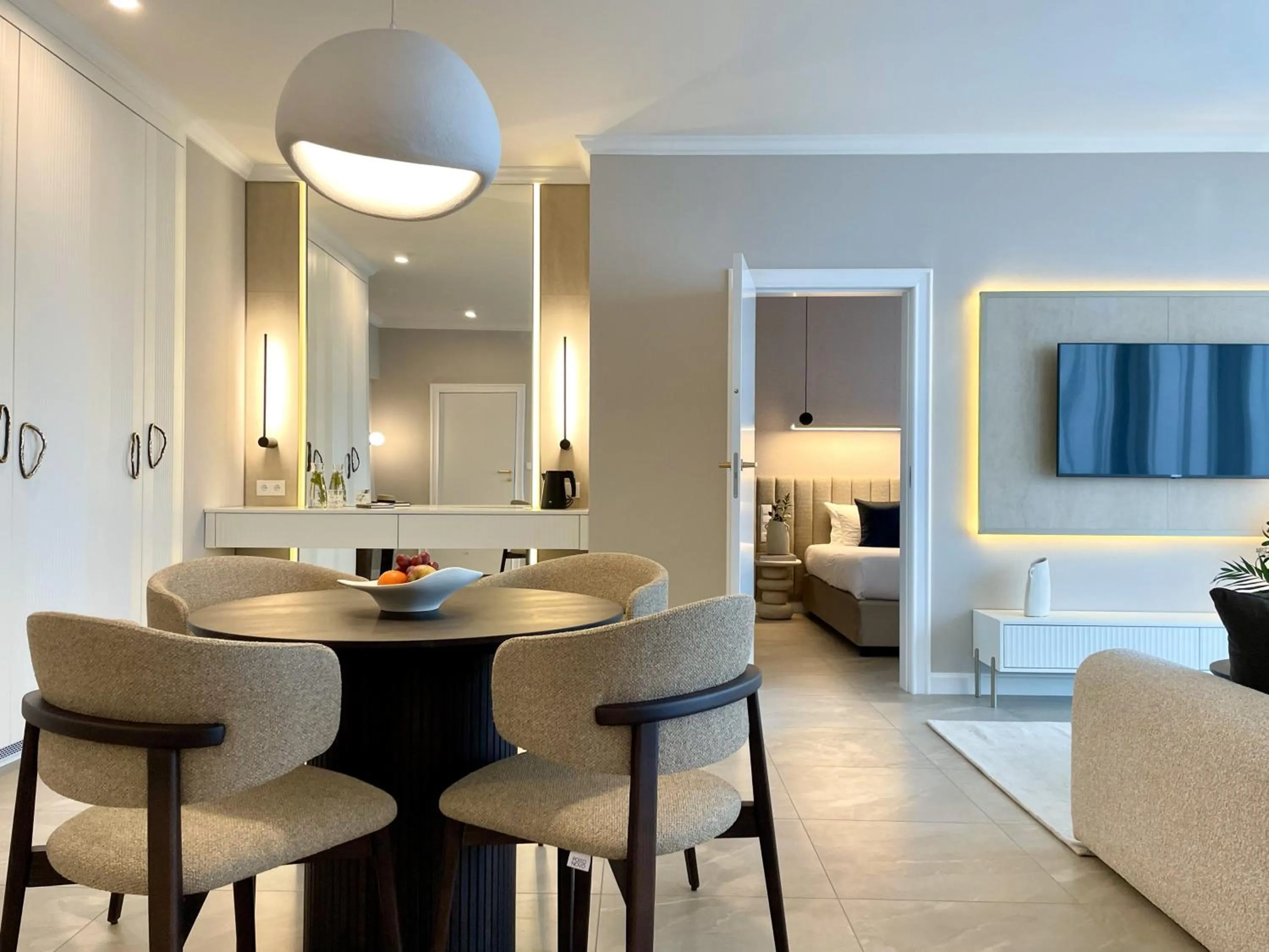 Seating area, Bed in Wave Międzyzdroje Resort & SPA