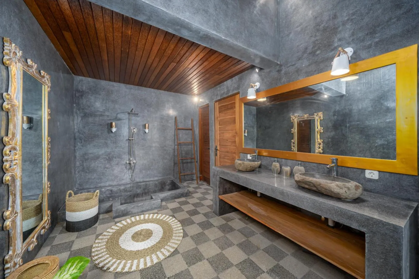 Bathroom in The Secret Jungle Villas Berawa