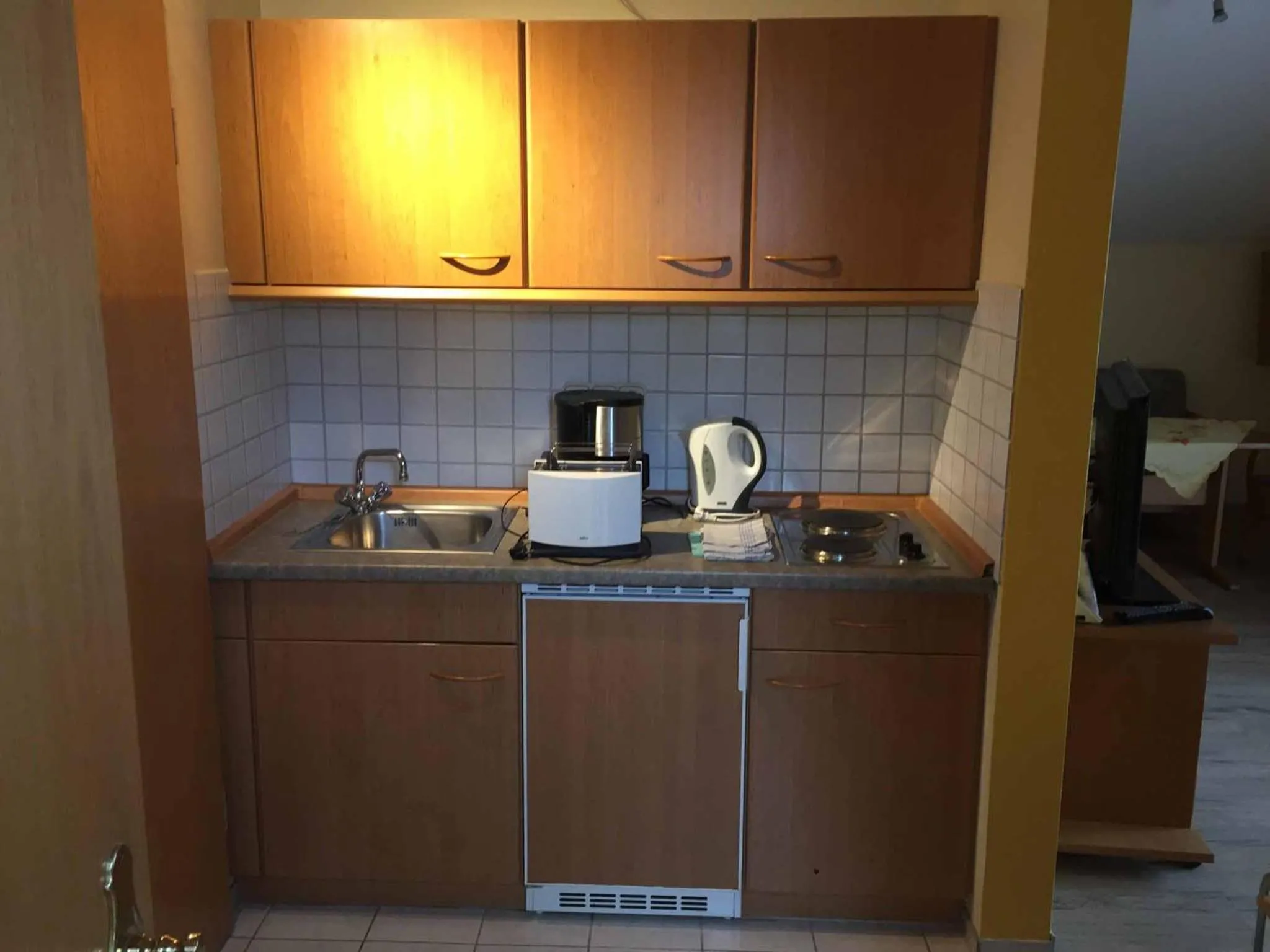 Kitchen or kitchenette in Appartements Gillmeier Herta