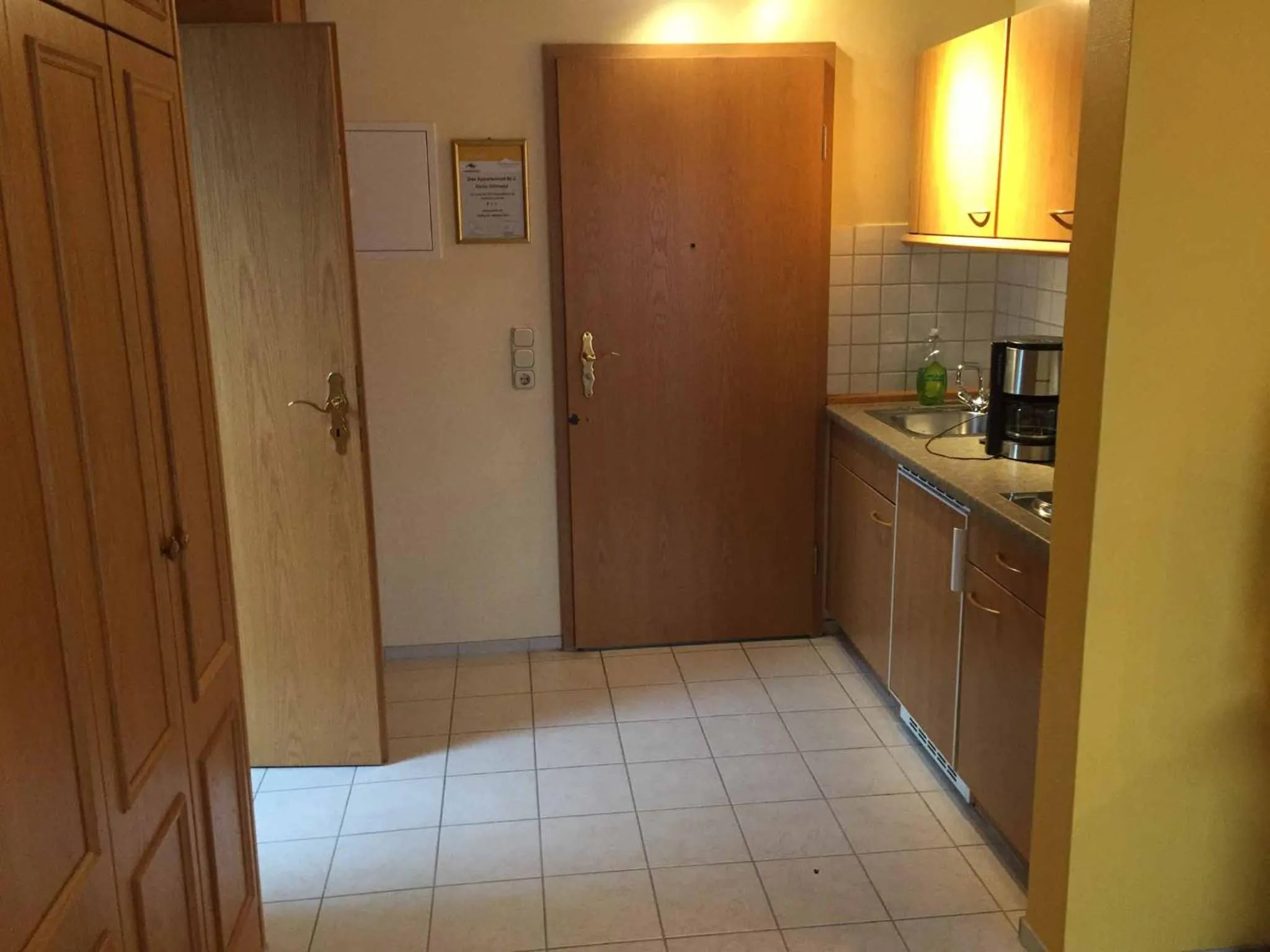 Kitchen or kitchenette in Appartements Gillmeier Herta