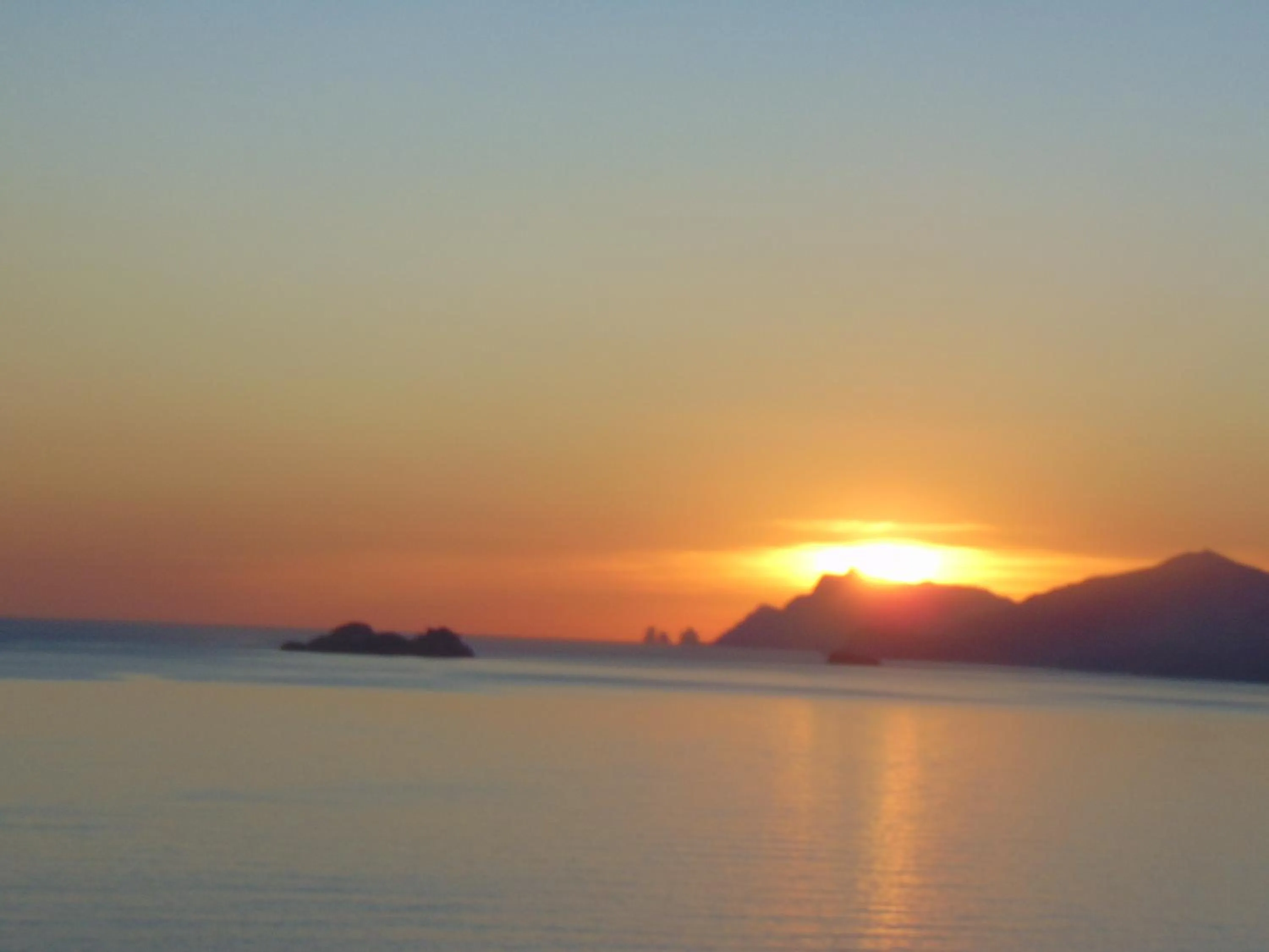 Sunset in Hotel Villa Bellavista