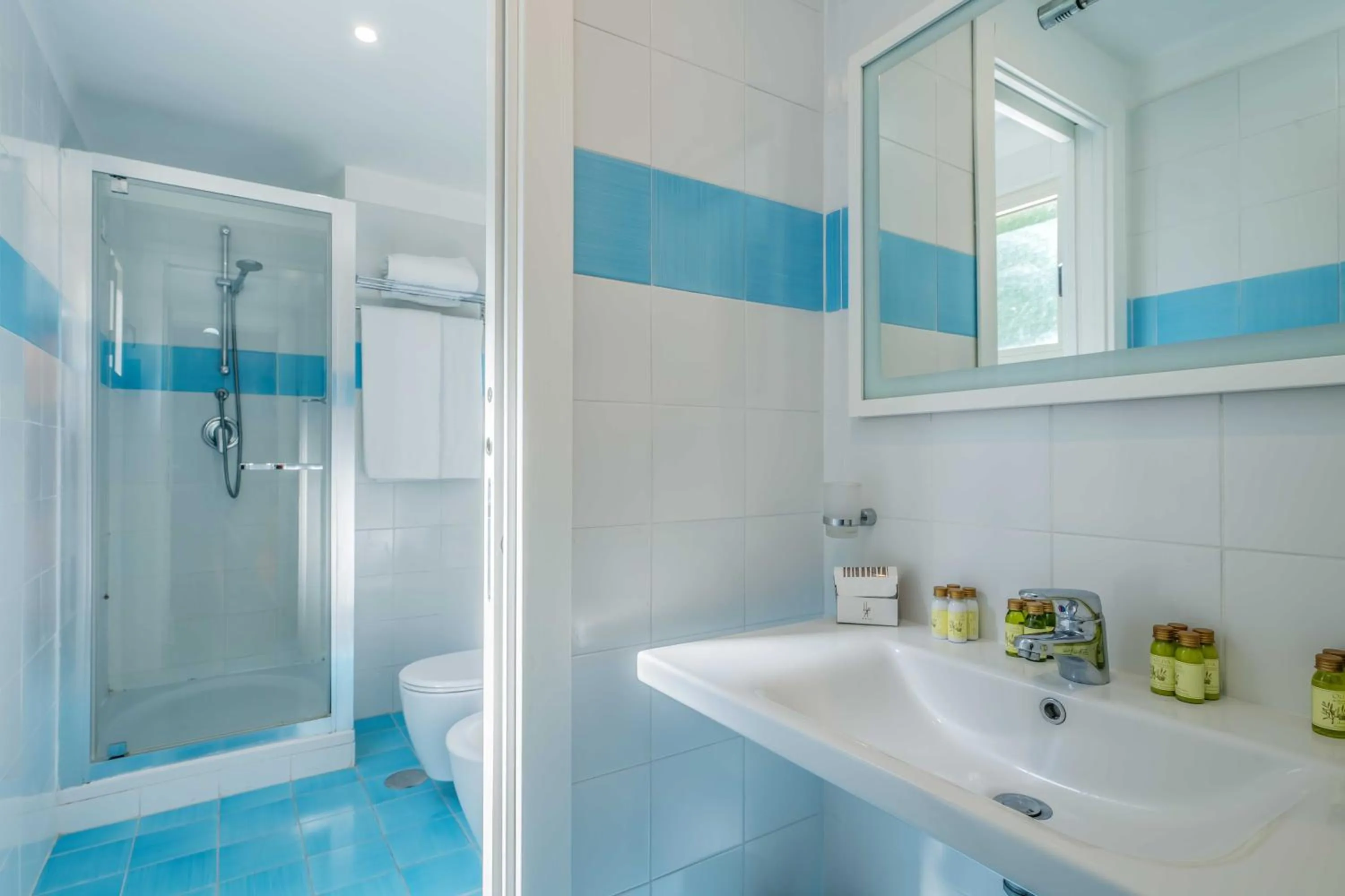 Shower in Hotel Le Axidie