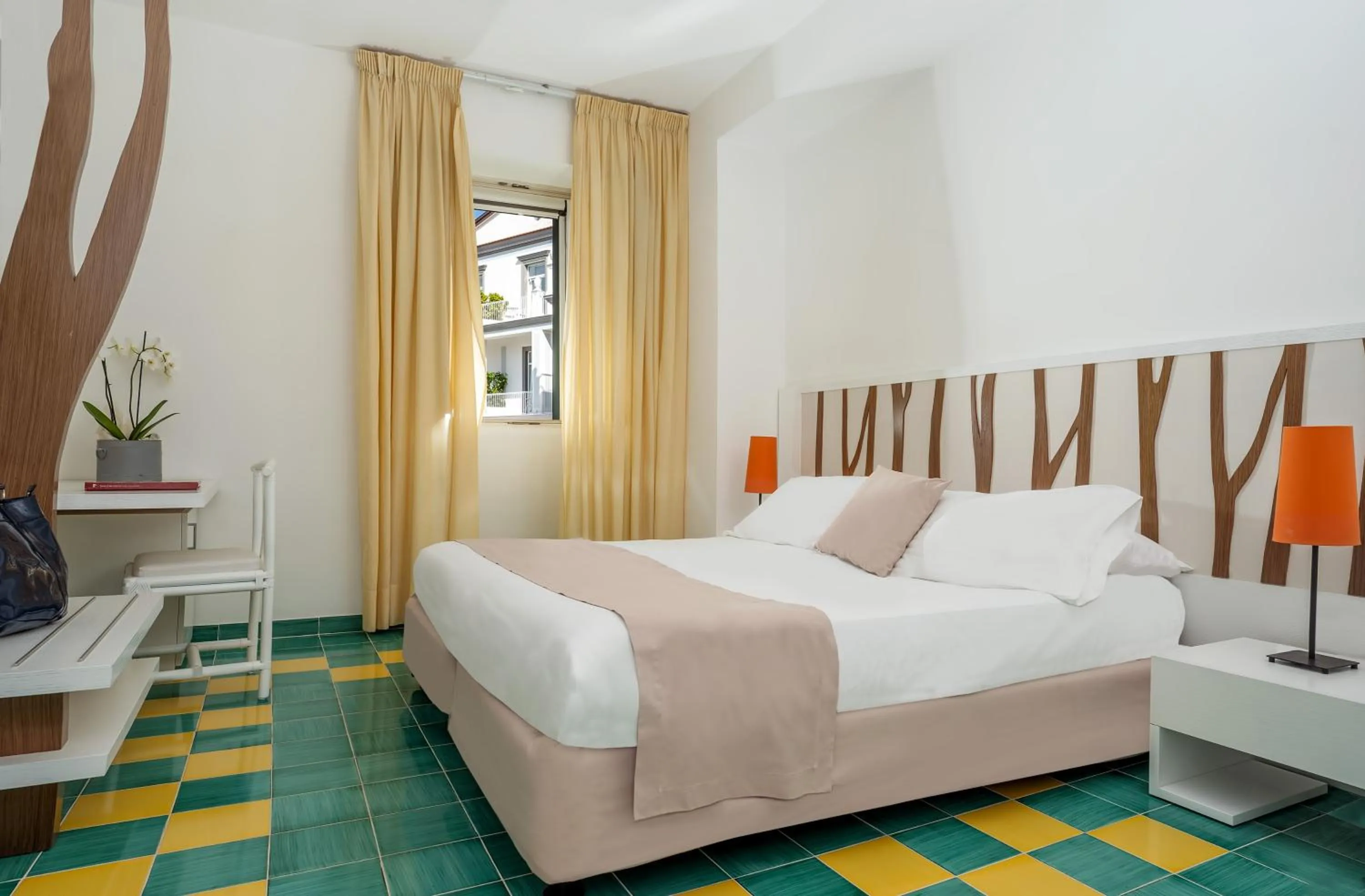 Bed in Hotel Le Axidie