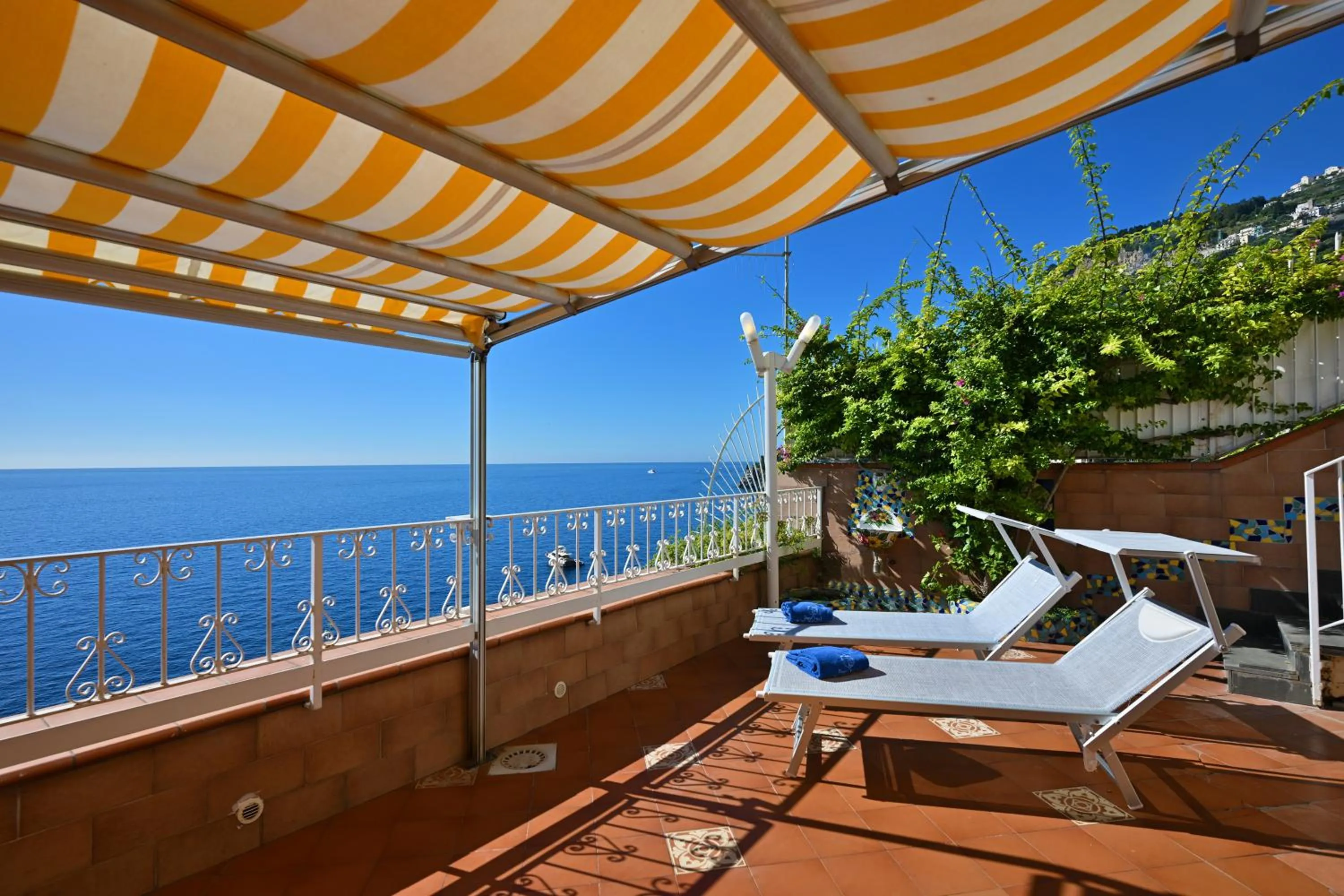 Balcony/Terrace in Ravello Art Hotel Marmorata