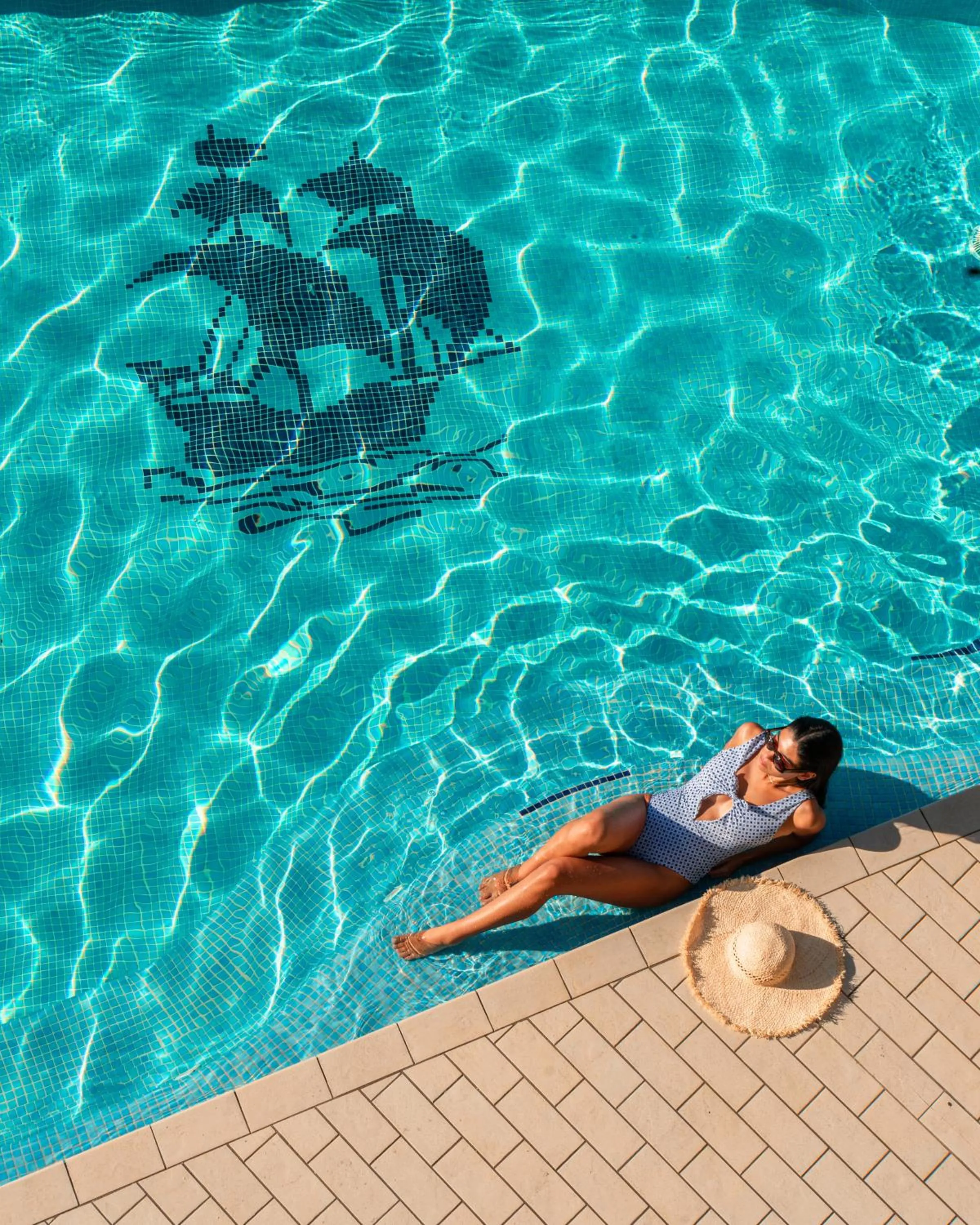 Swimming pool in Ravello Art Hotel Marmorata
