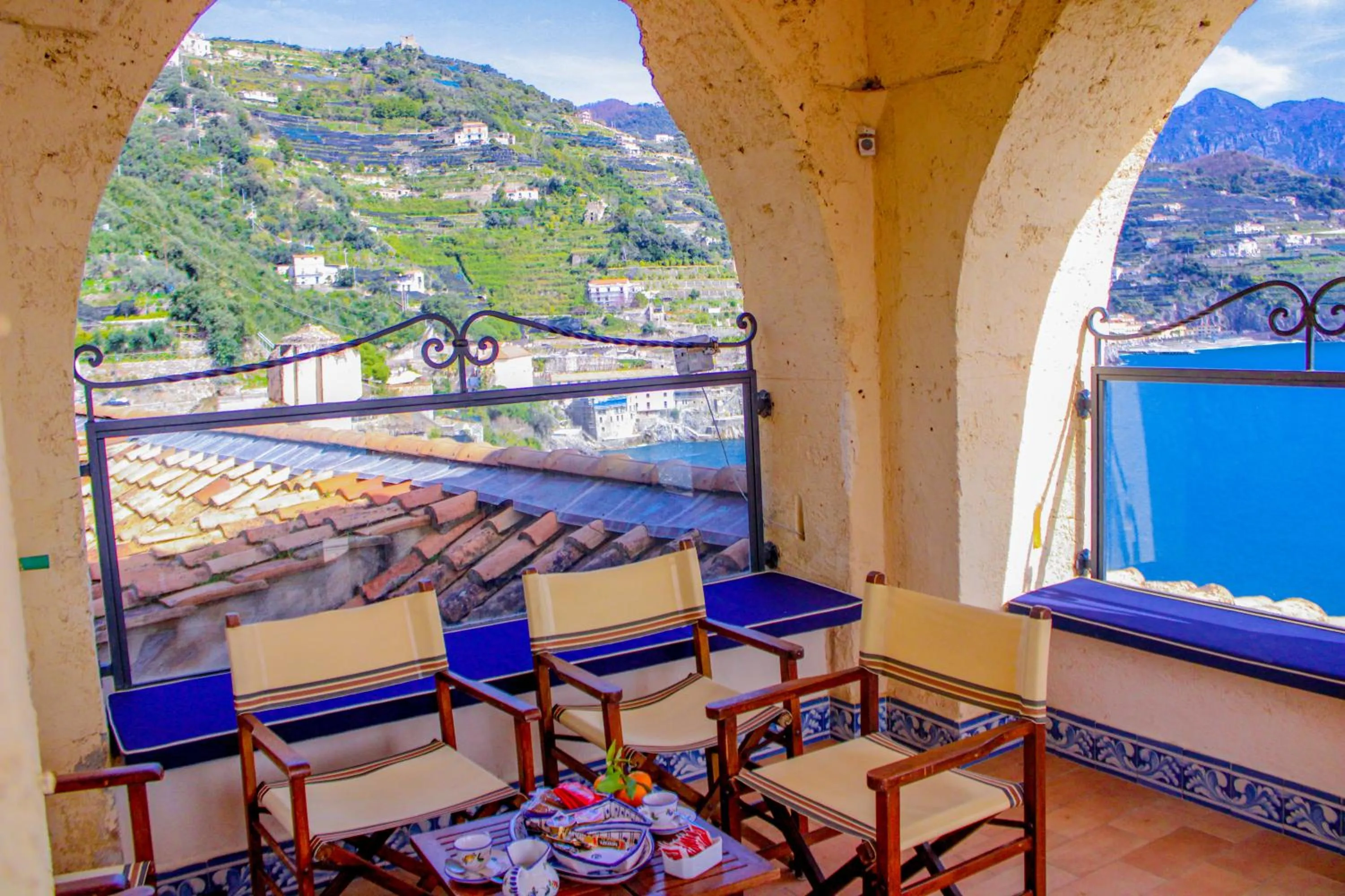 Balcony/Terrace in Ravello Art Hotel Marmorata