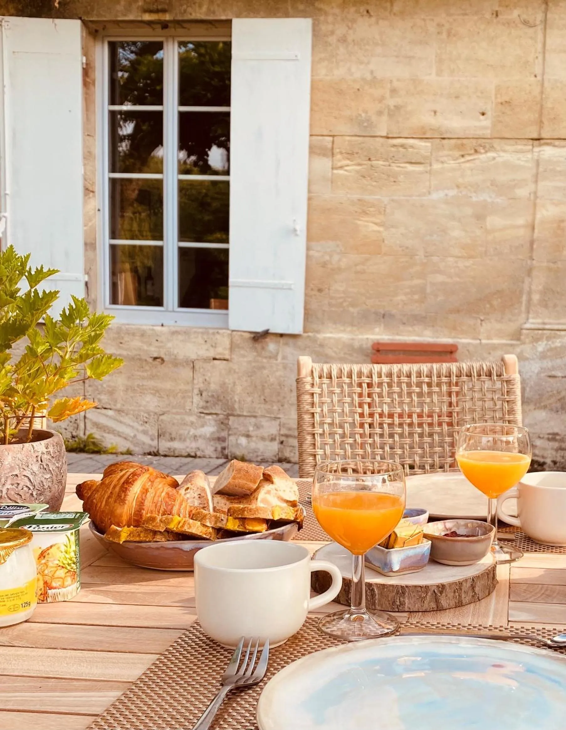 Breakfast in La Vigne d'Or