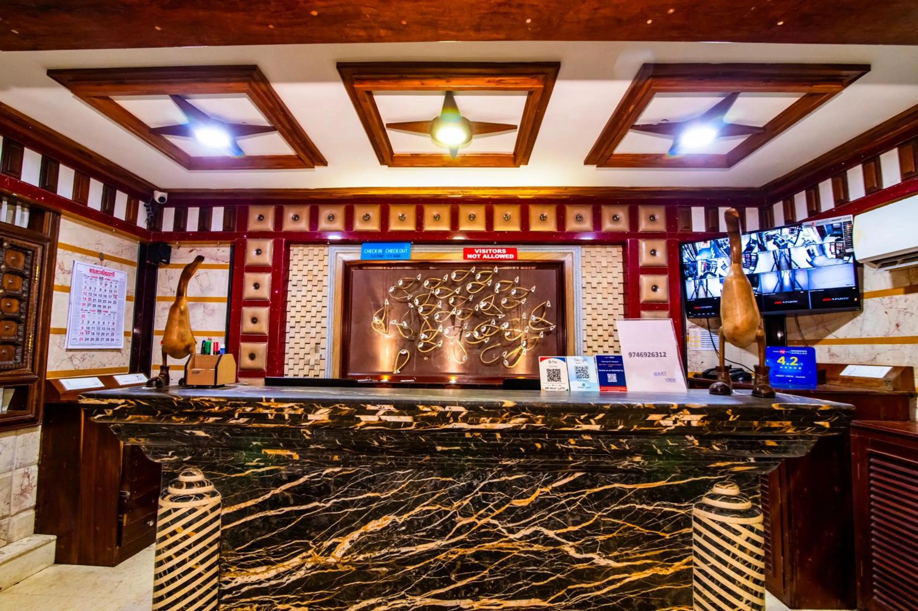 Lobby or reception in Hotel Mart View