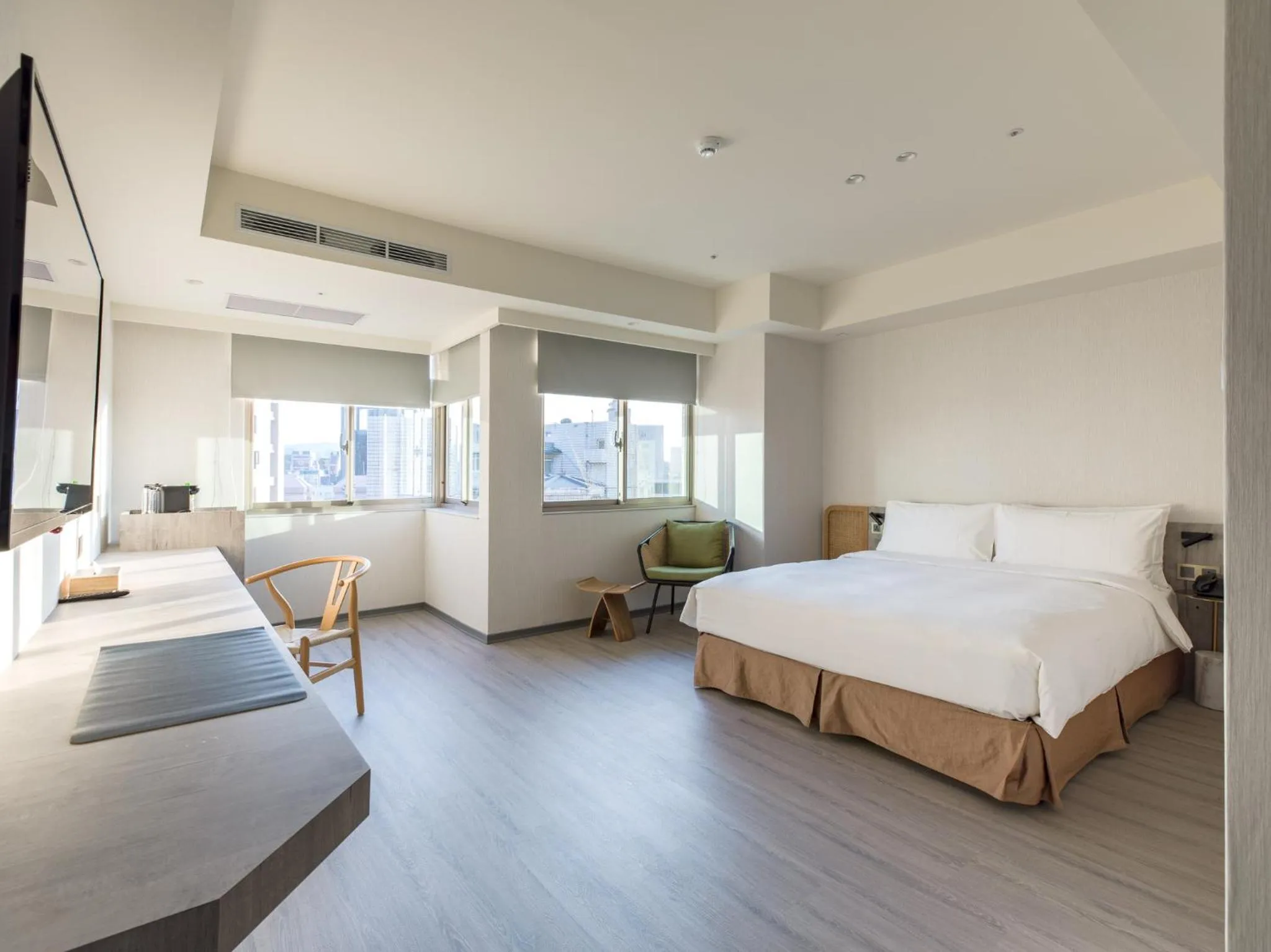 Bed in Dahu Park Hotel