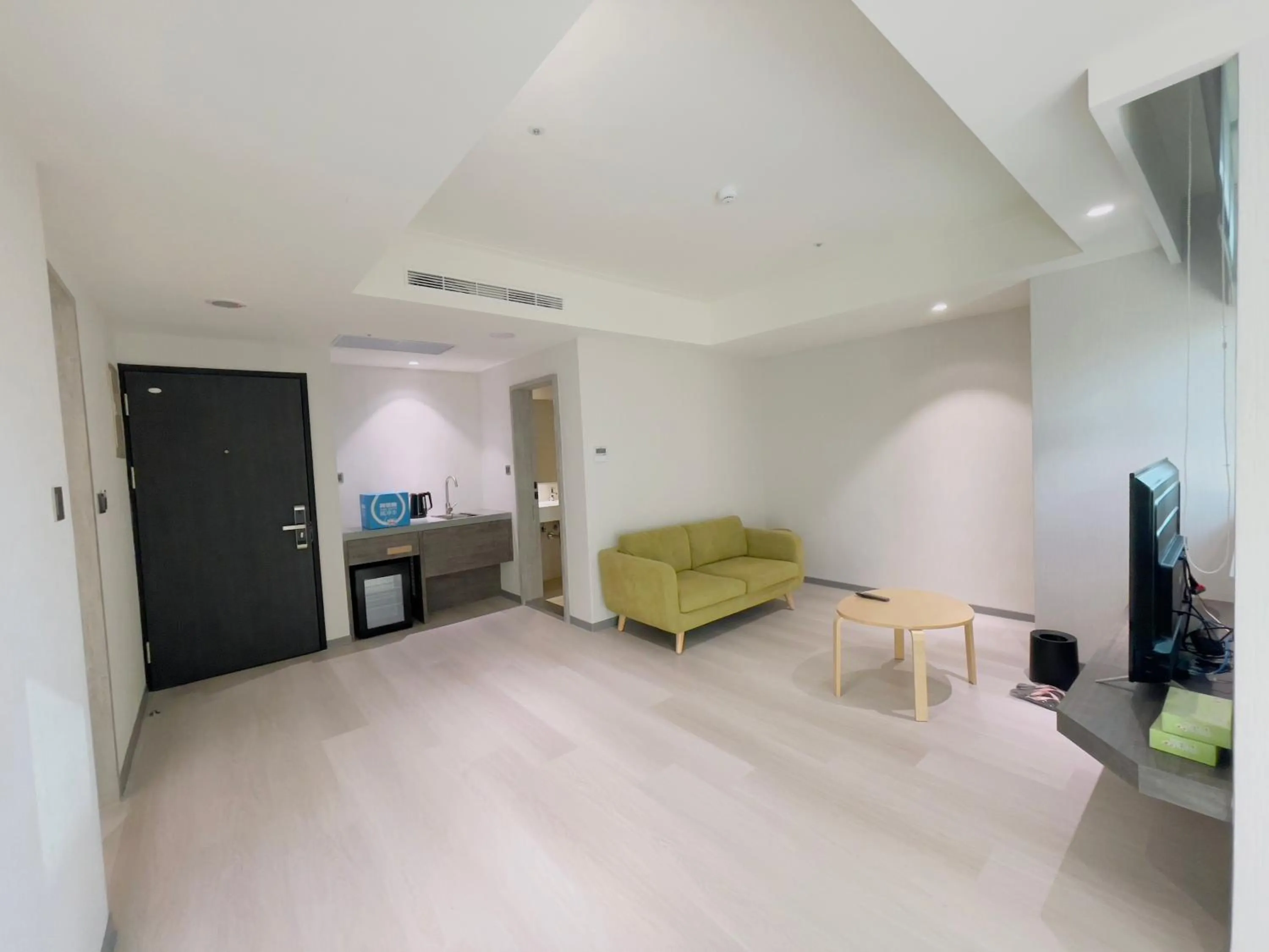 Living room, Bed in Dahu Park Hotel