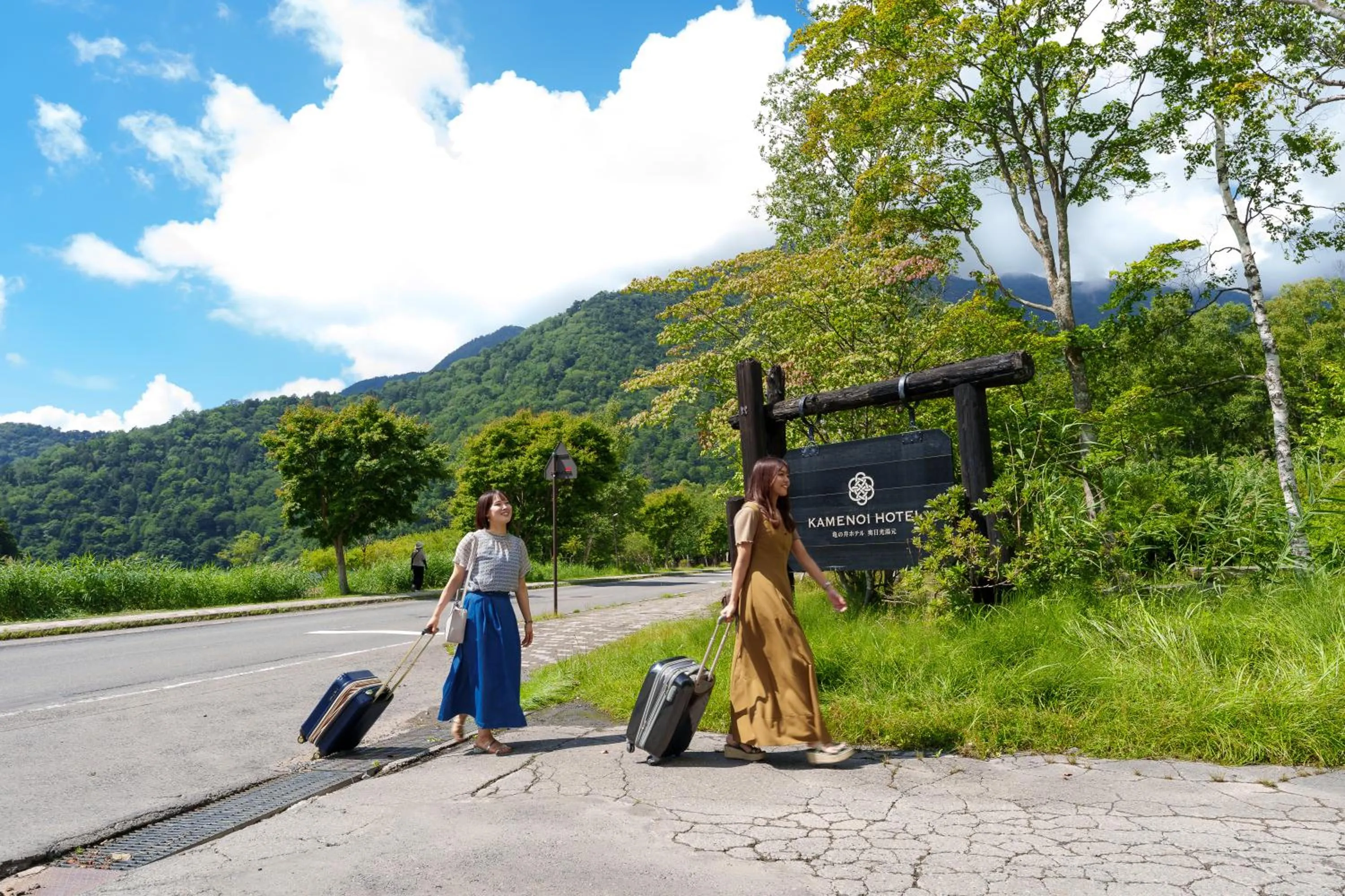 Facade/entrance in KAMENOI HOTEL Okunikko