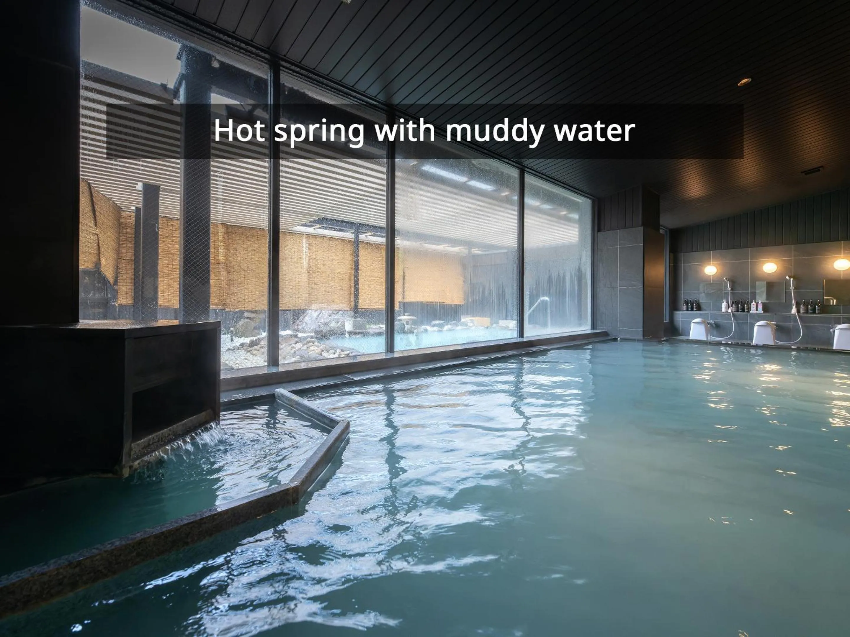 Hot Spring Bath in KAMENOI HOTEL Okunikko