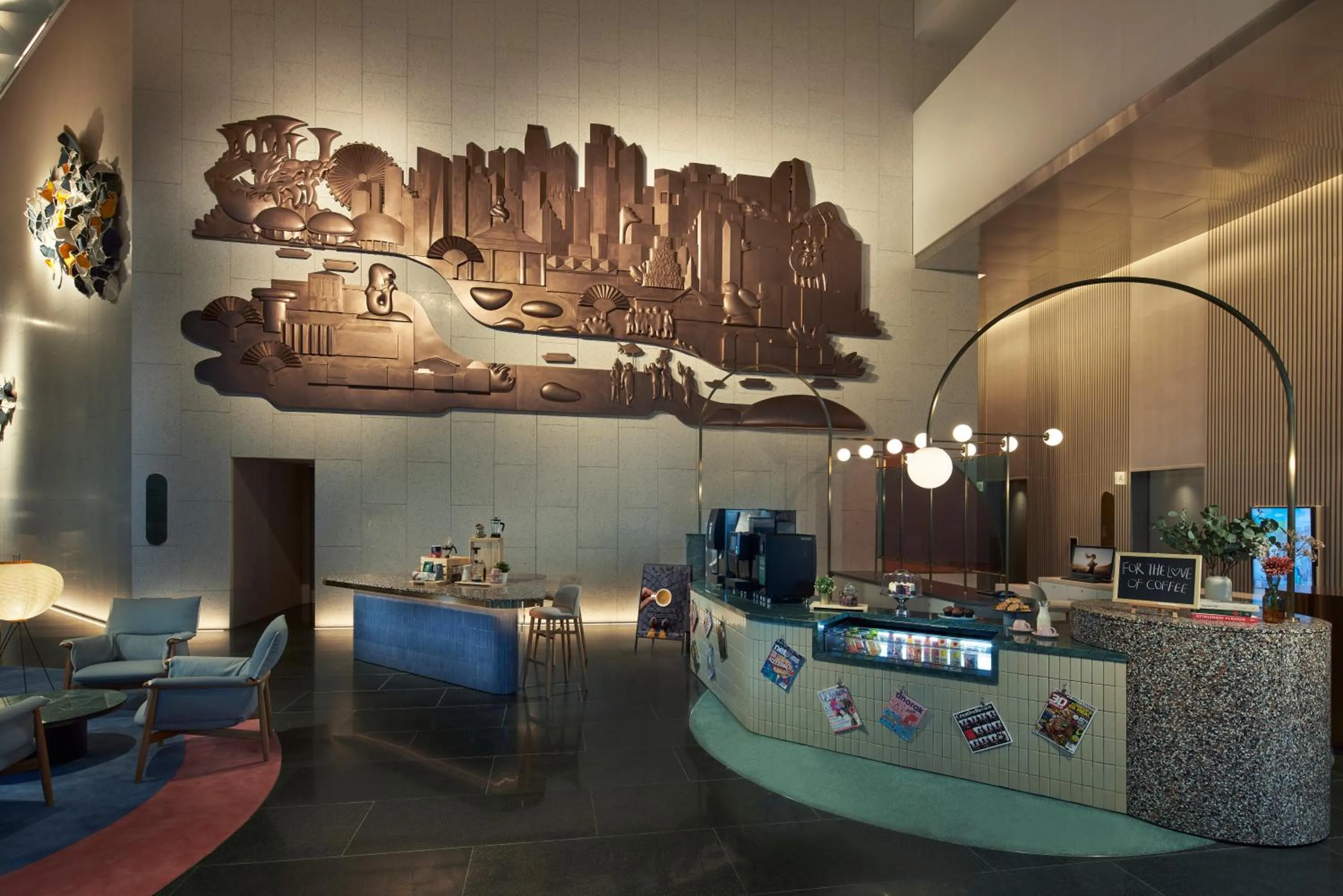 Lobby or reception in Citadines Raffles Place Singapore