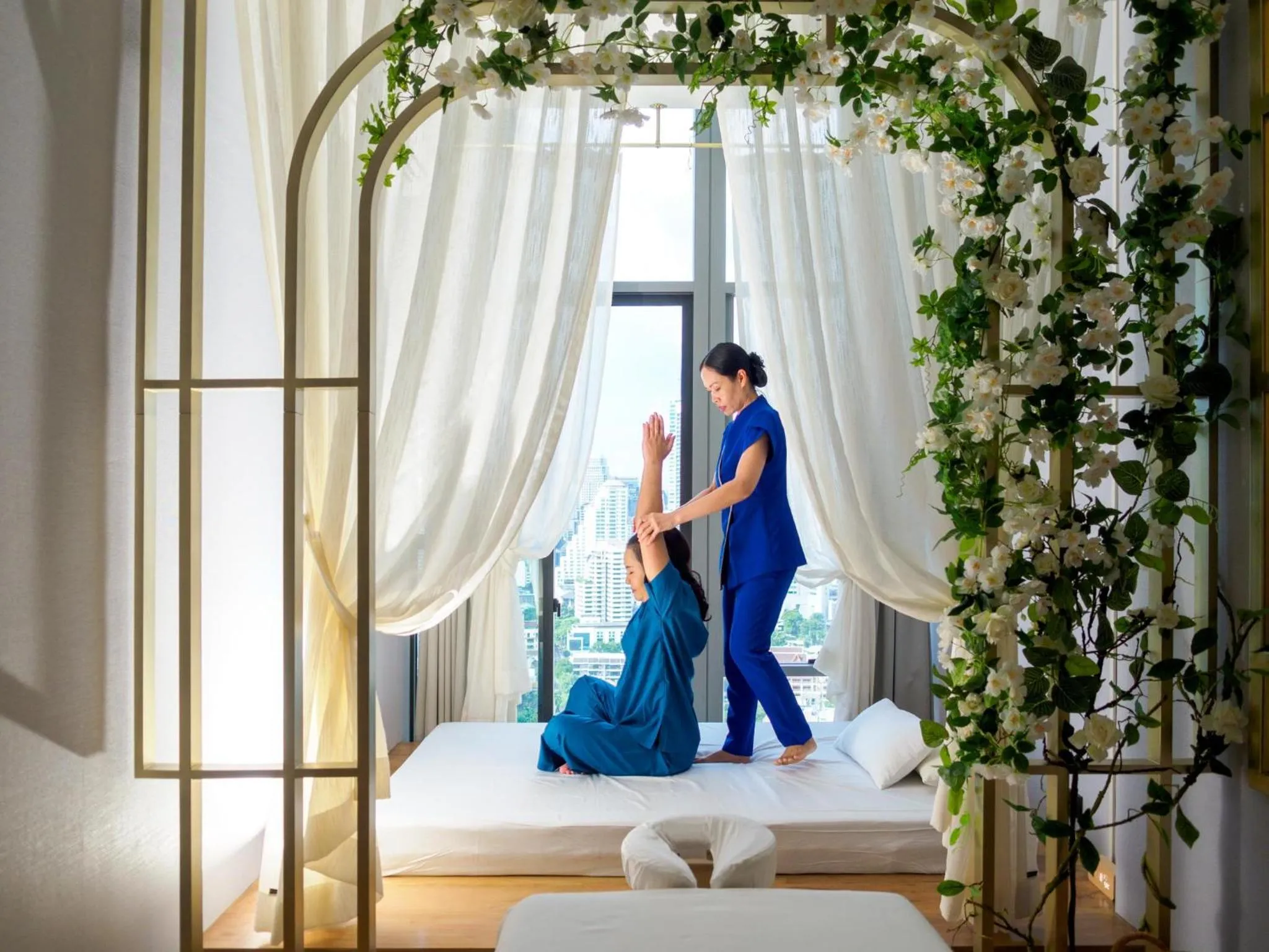 Spa and wellness centre/facilities, Bed in Wyndham Bangkok Queen Convention Centre