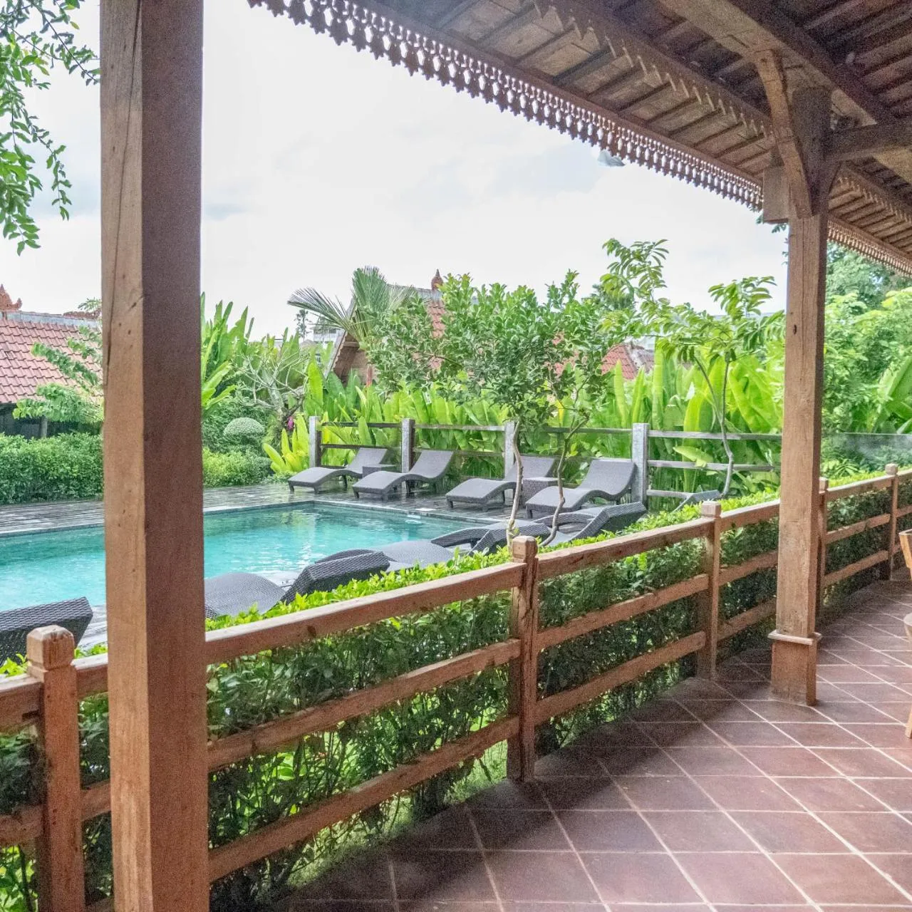 Pool view in Bajalo Cottage Canggu - Adults only