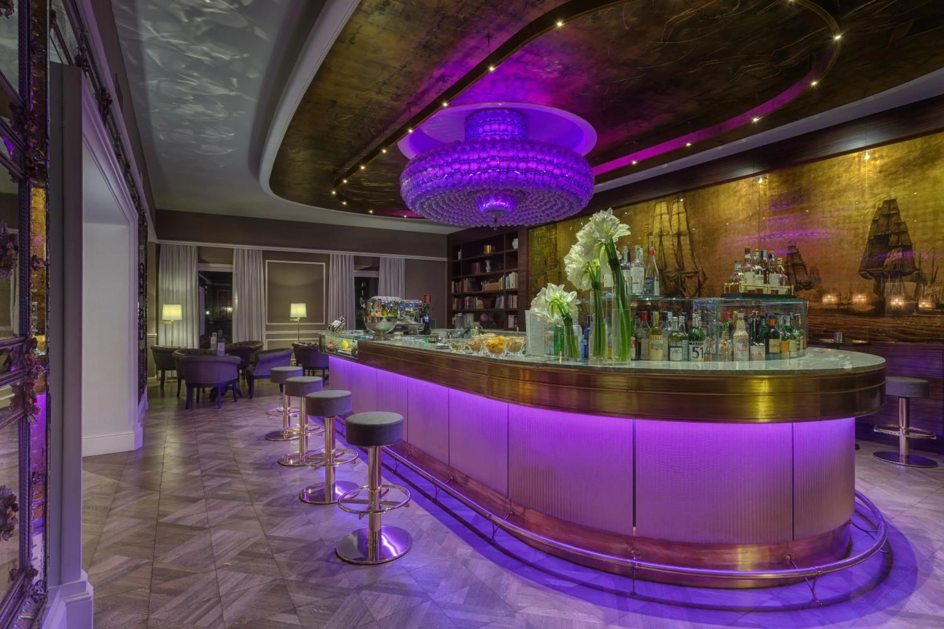 Lounge or bar in Plaza Hotel Lucchesi