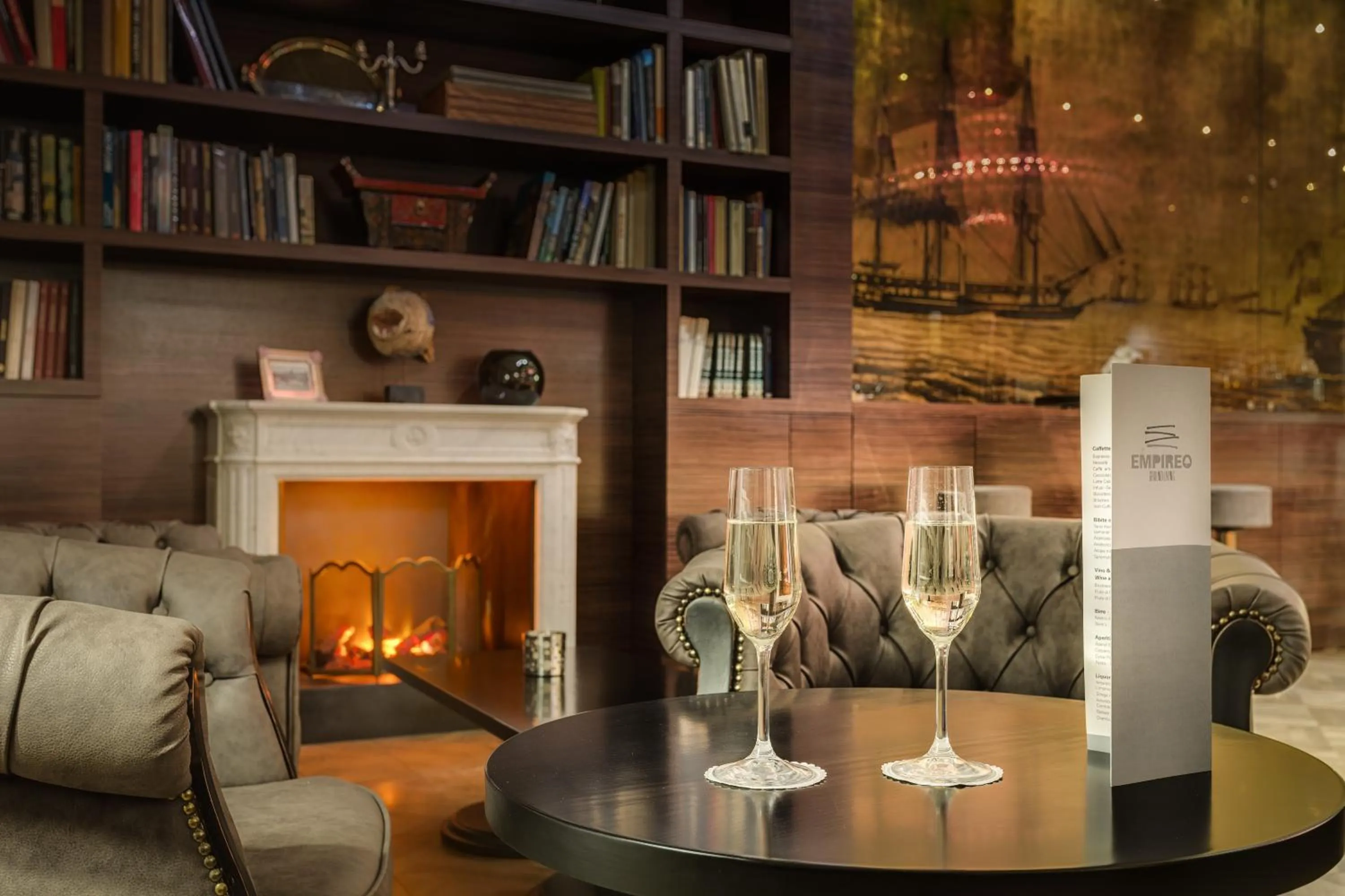 Lounge or bar in Plaza Hotel Lucchesi