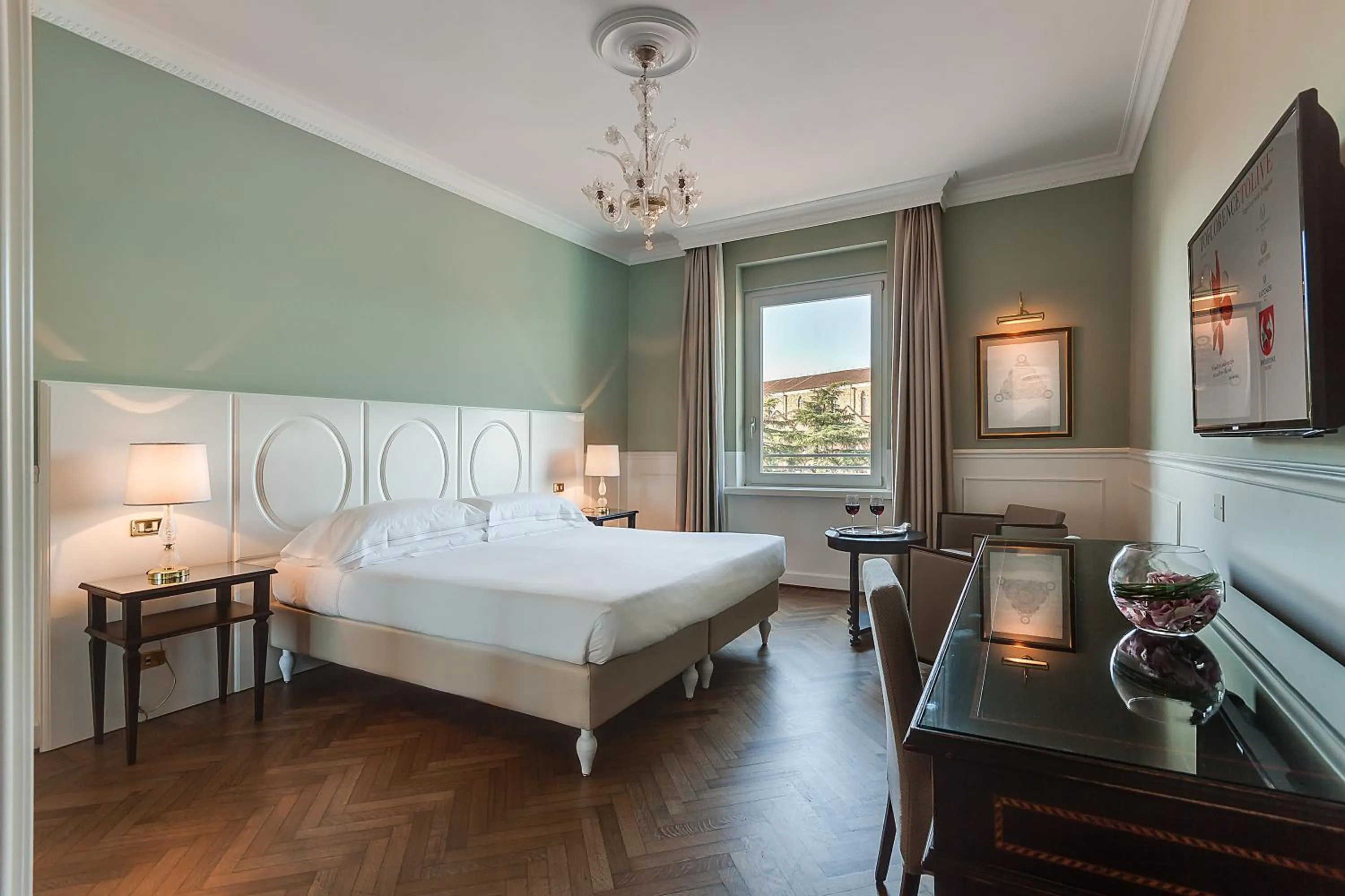 Bedroom, Bed in Plaza Hotel Lucchesi