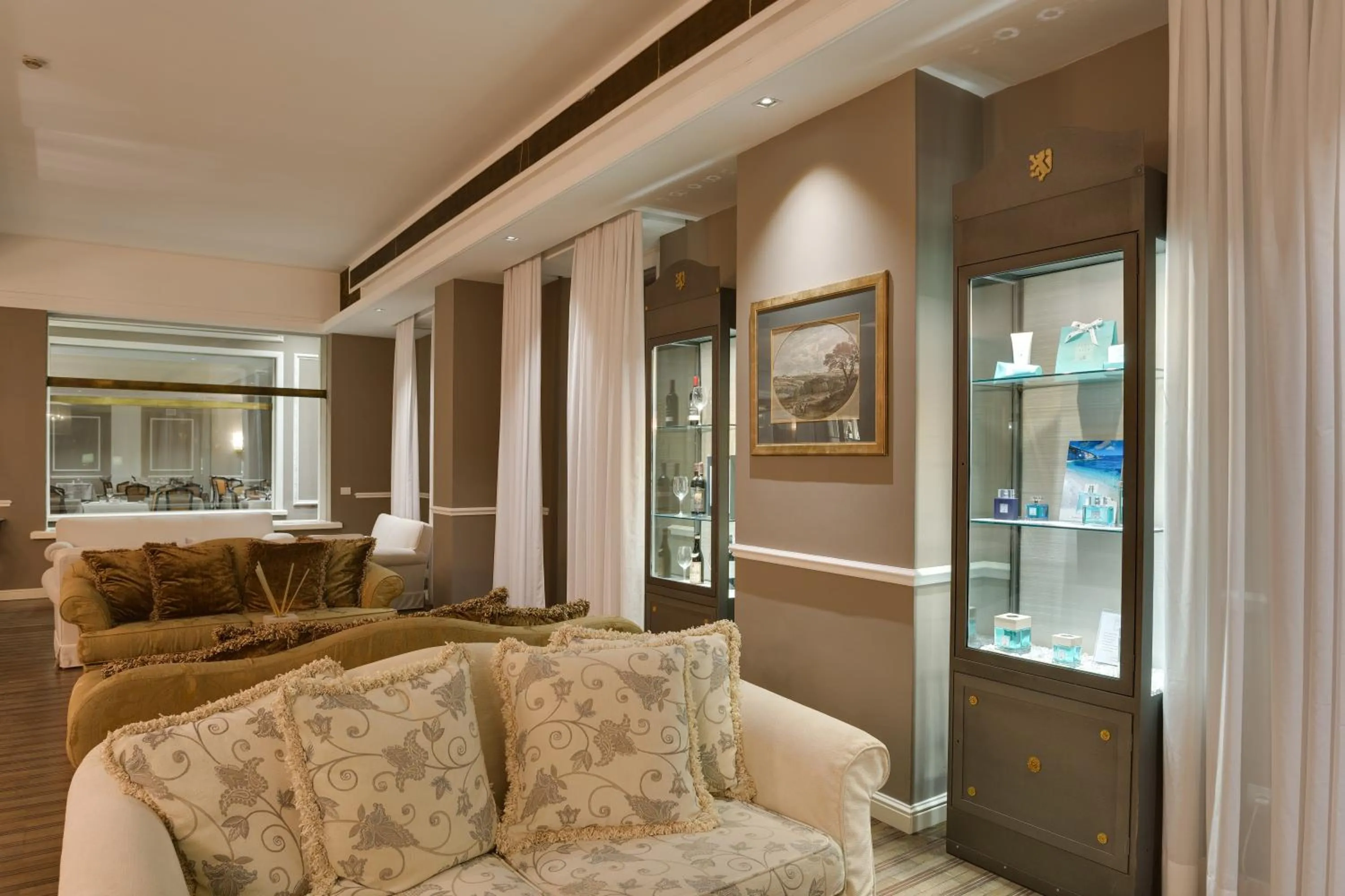 Lobby or reception in Plaza Hotel Lucchesi