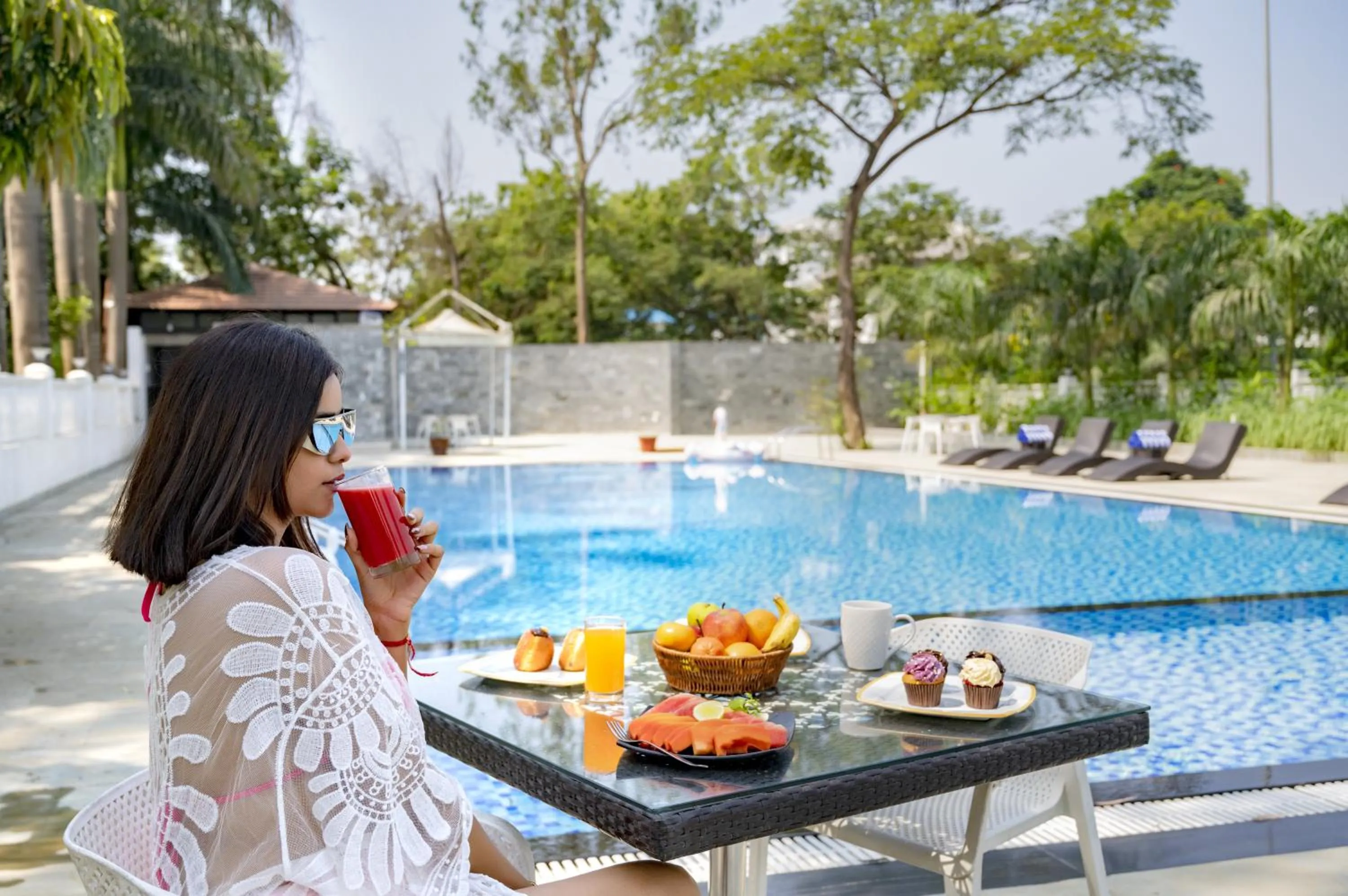 Swimming pool in Sterling Stolen Heaven Lonavala