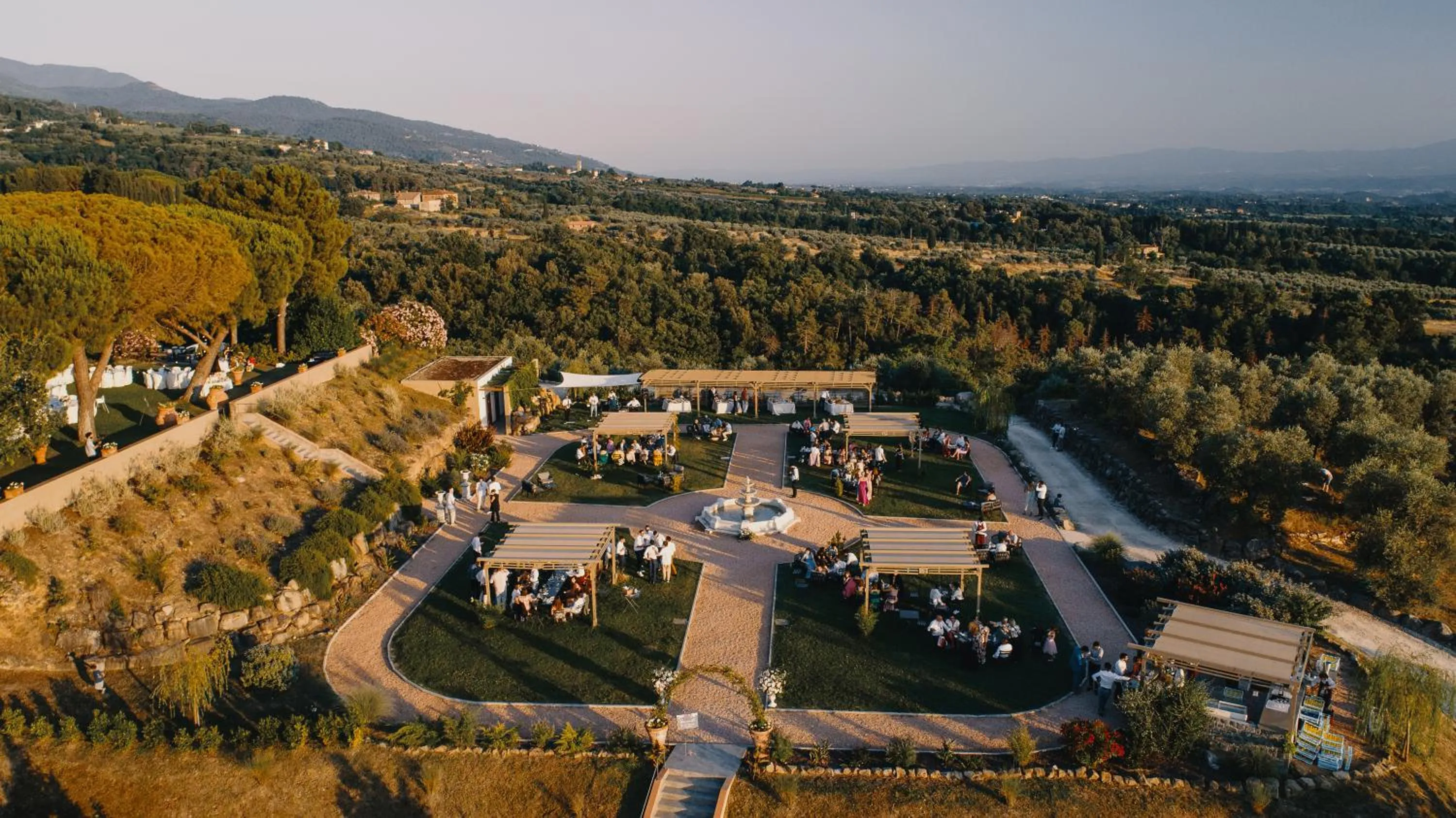 Natural landscape in Fattoria Degli Usignoli