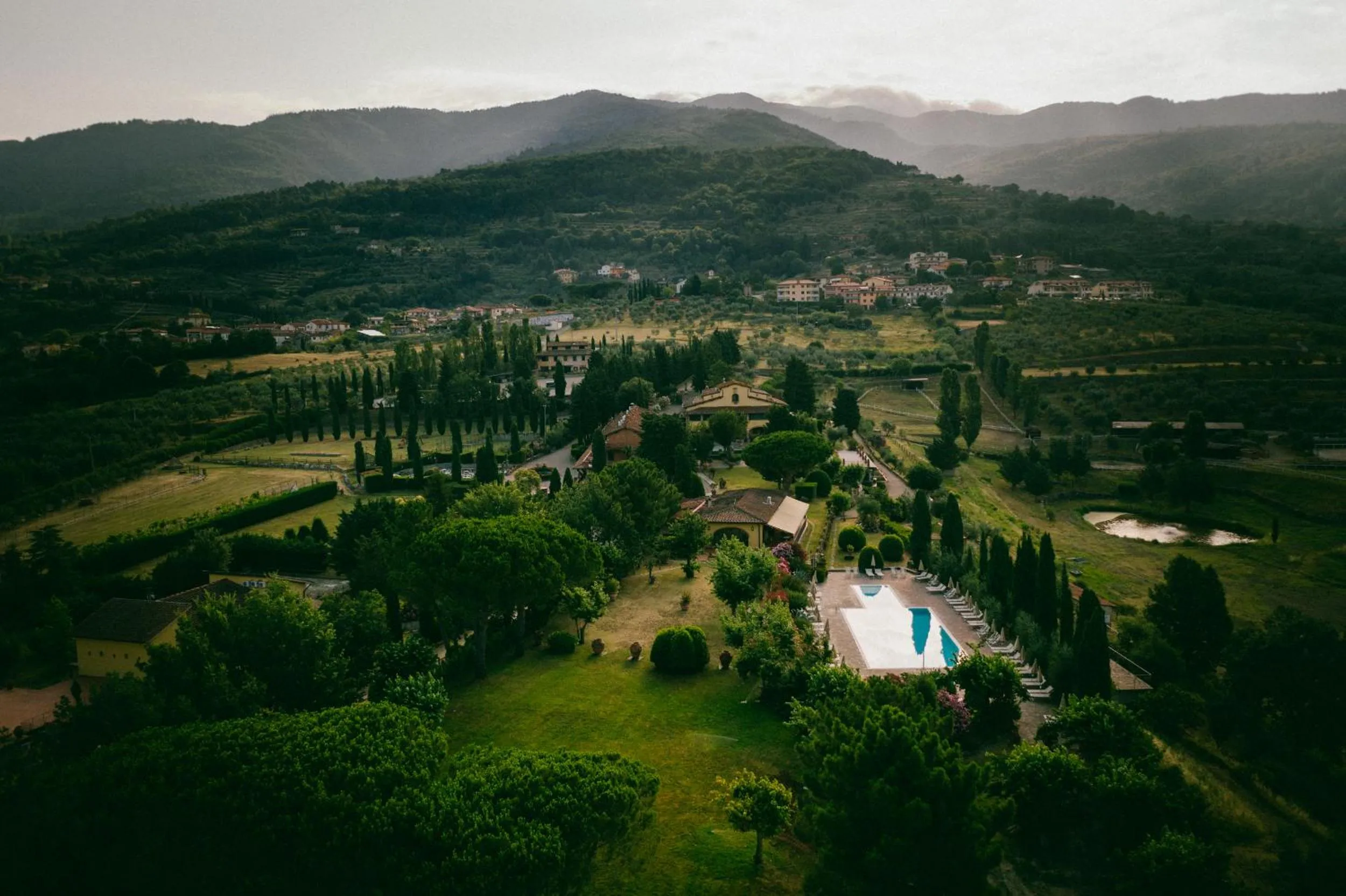 Bird's eye view in Fattoria Degli Usignoli
