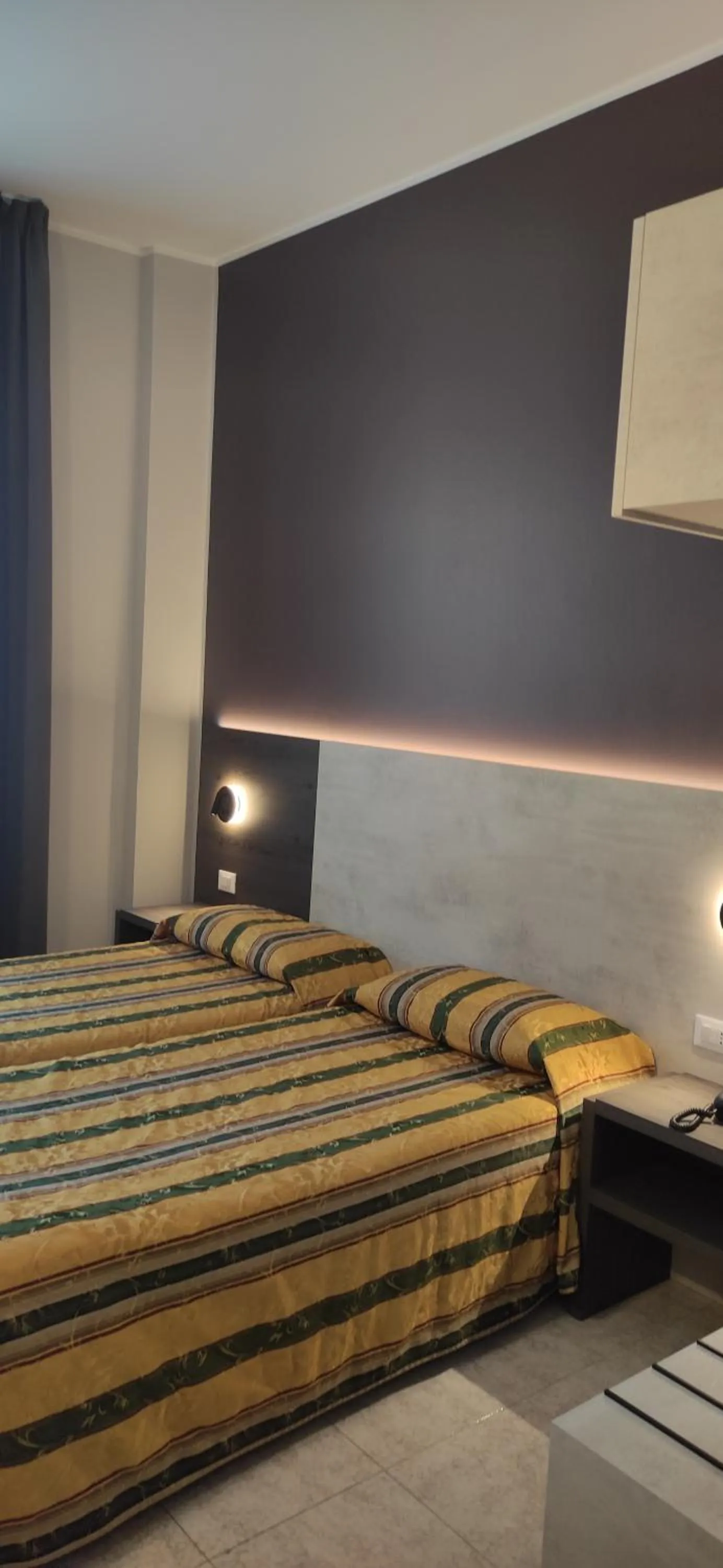 Bed in Hotel Mistral