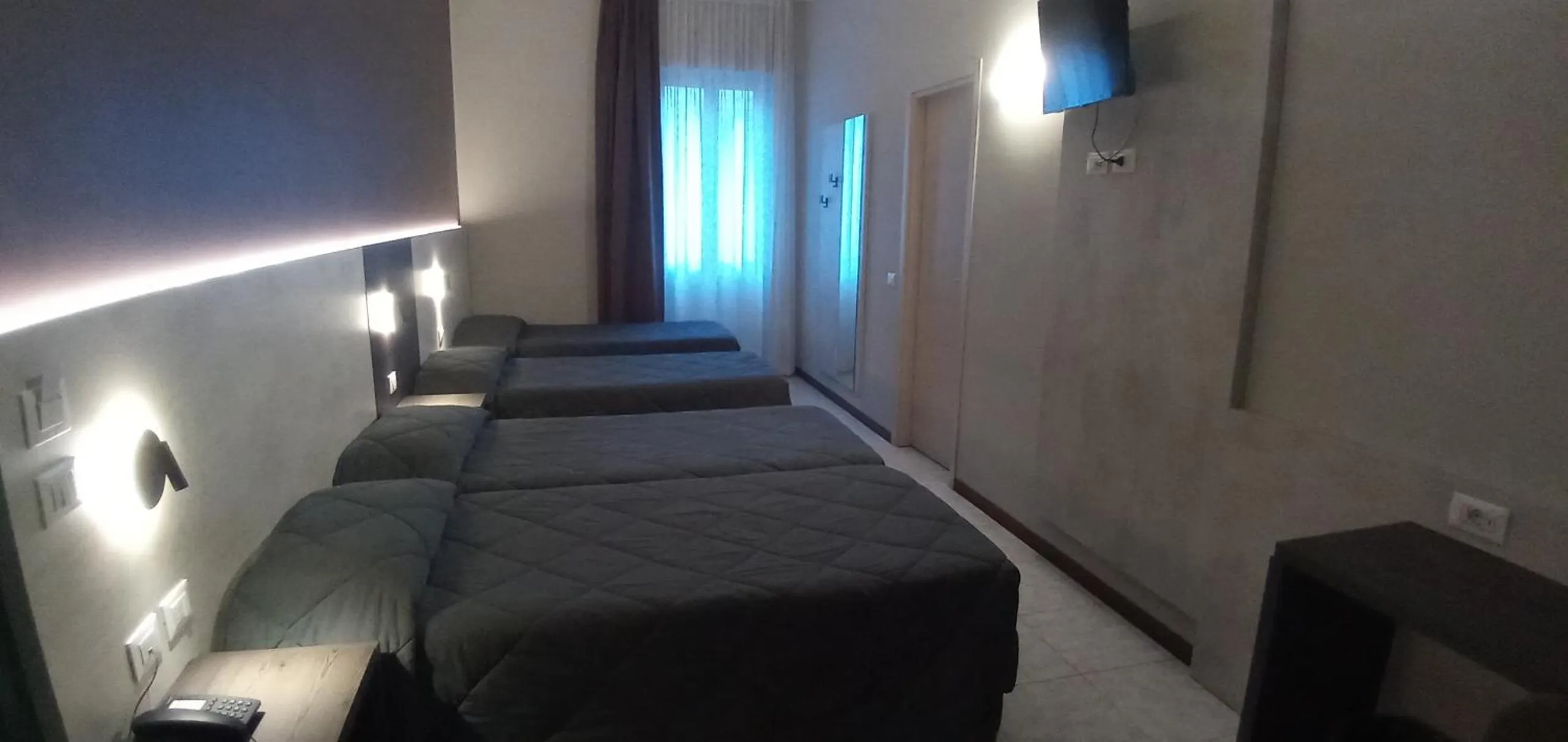 Bed in Hotel Mistral