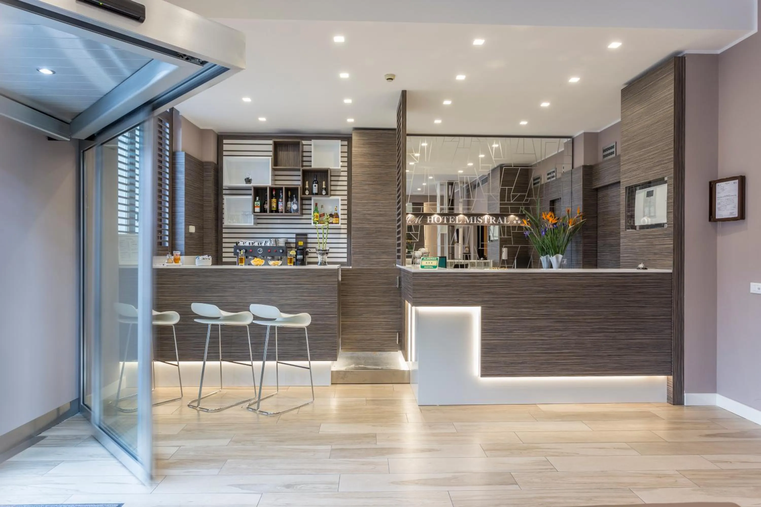 Lobby or reception in Hotel Mistral